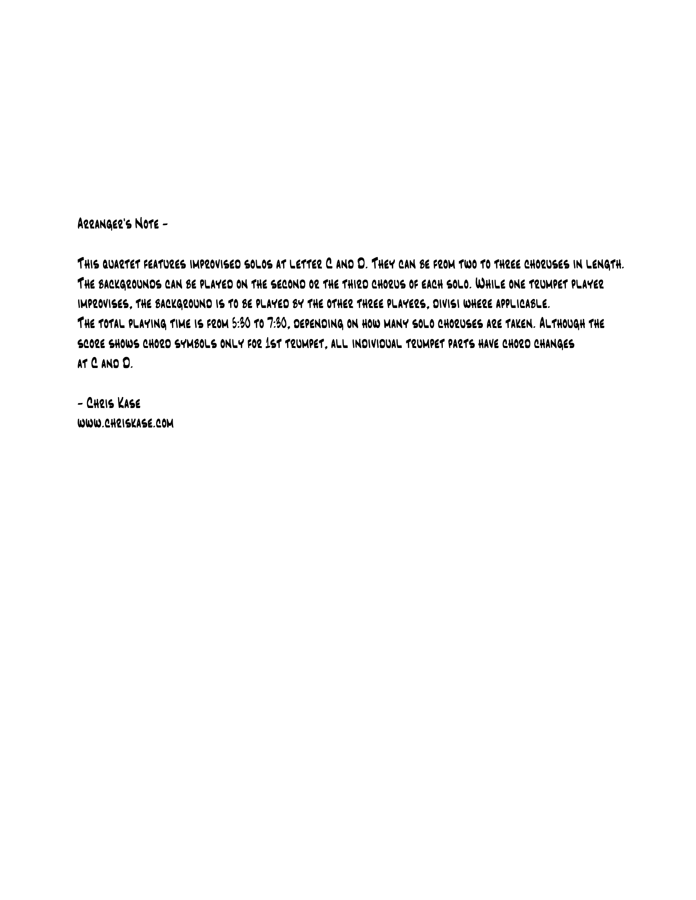 Summertime-Quartet Trumpet — page 2