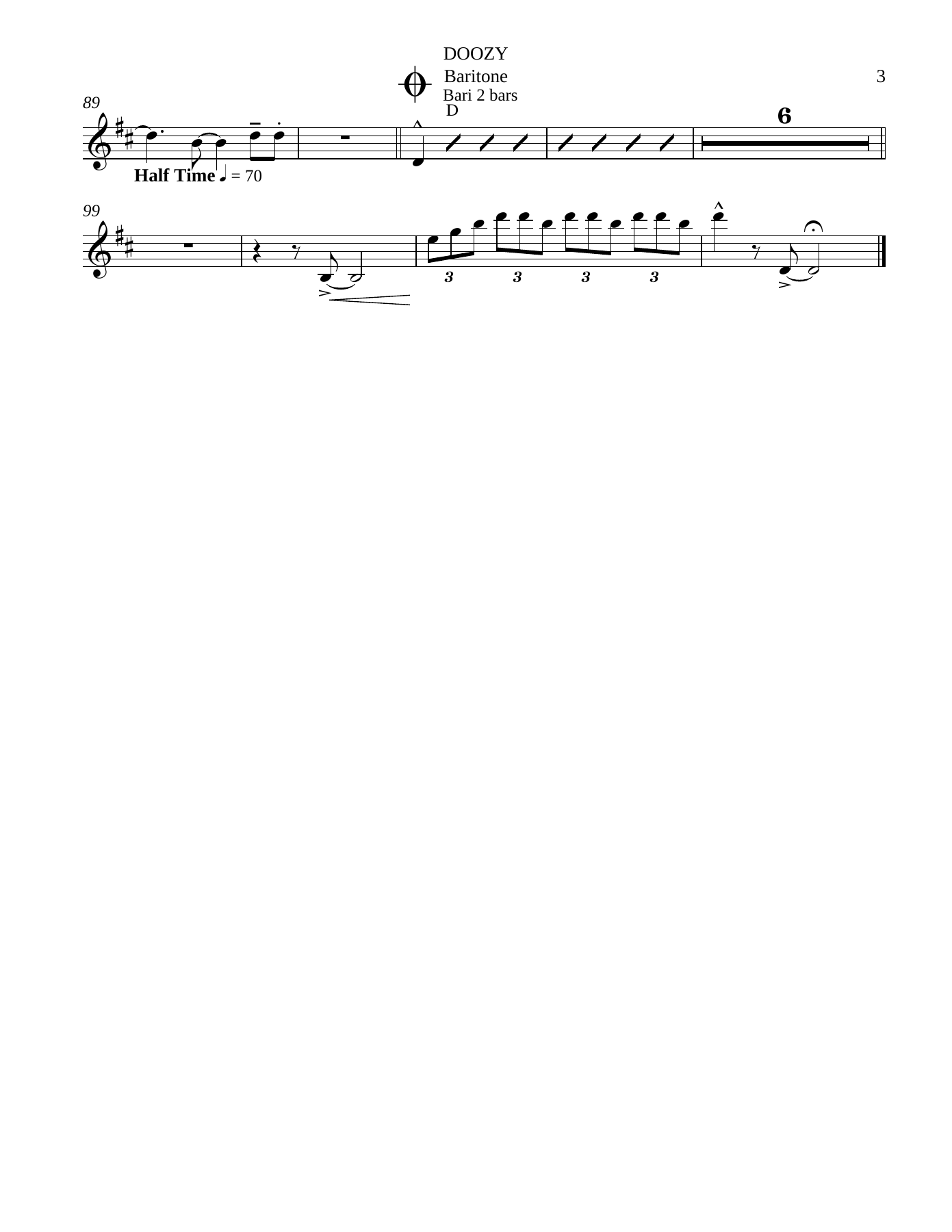 Doozy Saxes Baritone — page 3
