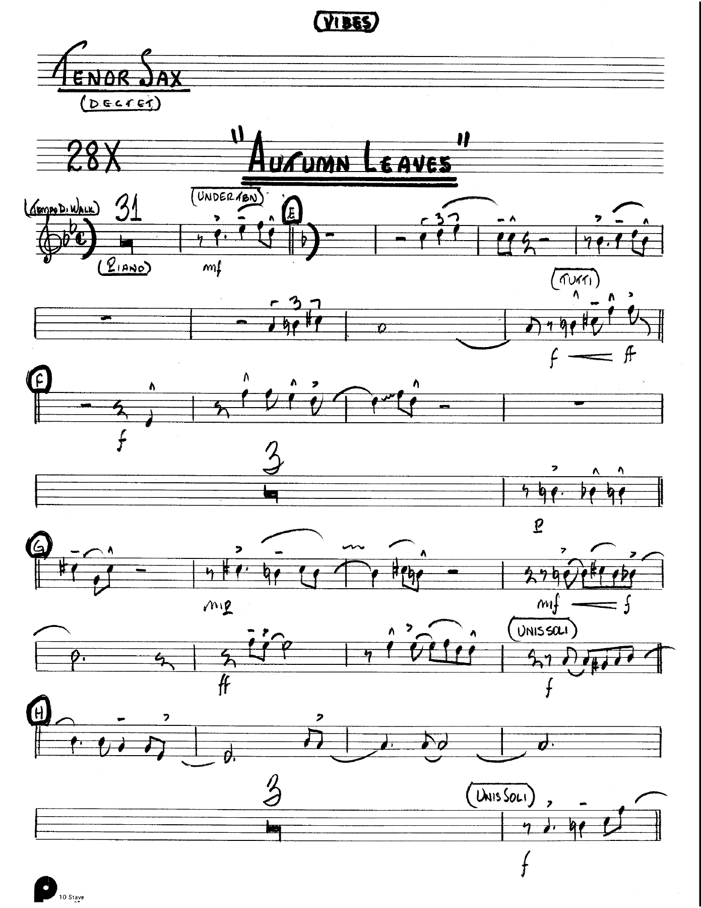 Autumn Leaves (Kenton Dectet #28X) 3214 — page 3
