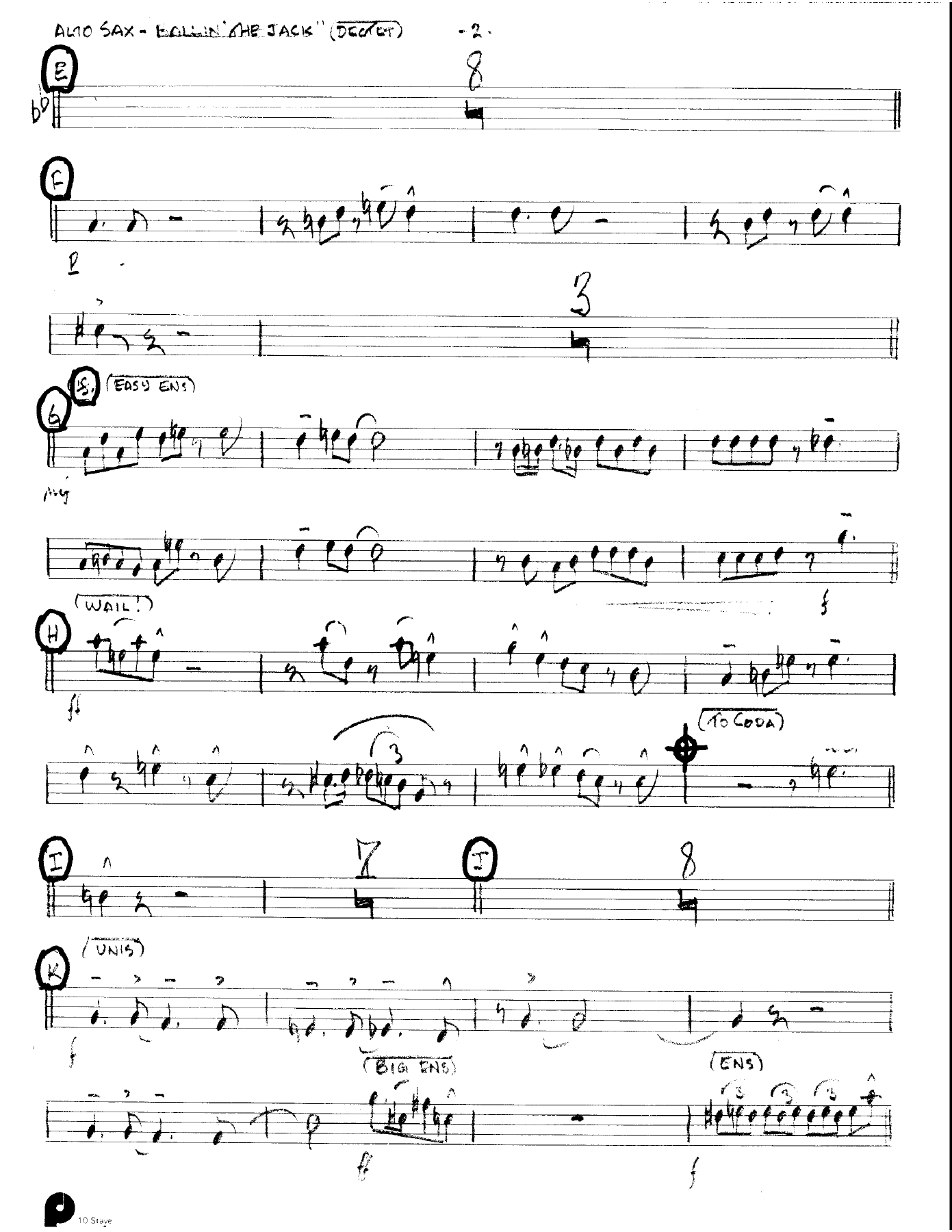 Ballin' The Jack (Kenton Dectet #363) 3213 — page 2