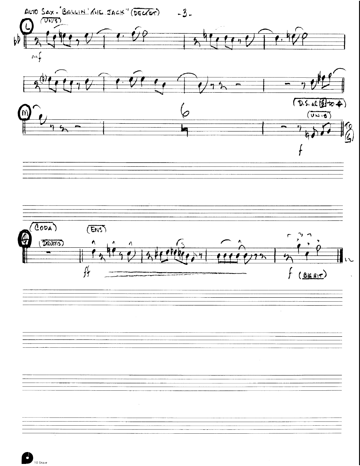 Ballin' The Jack (Kenton Dectet #363) 3213 — page 3