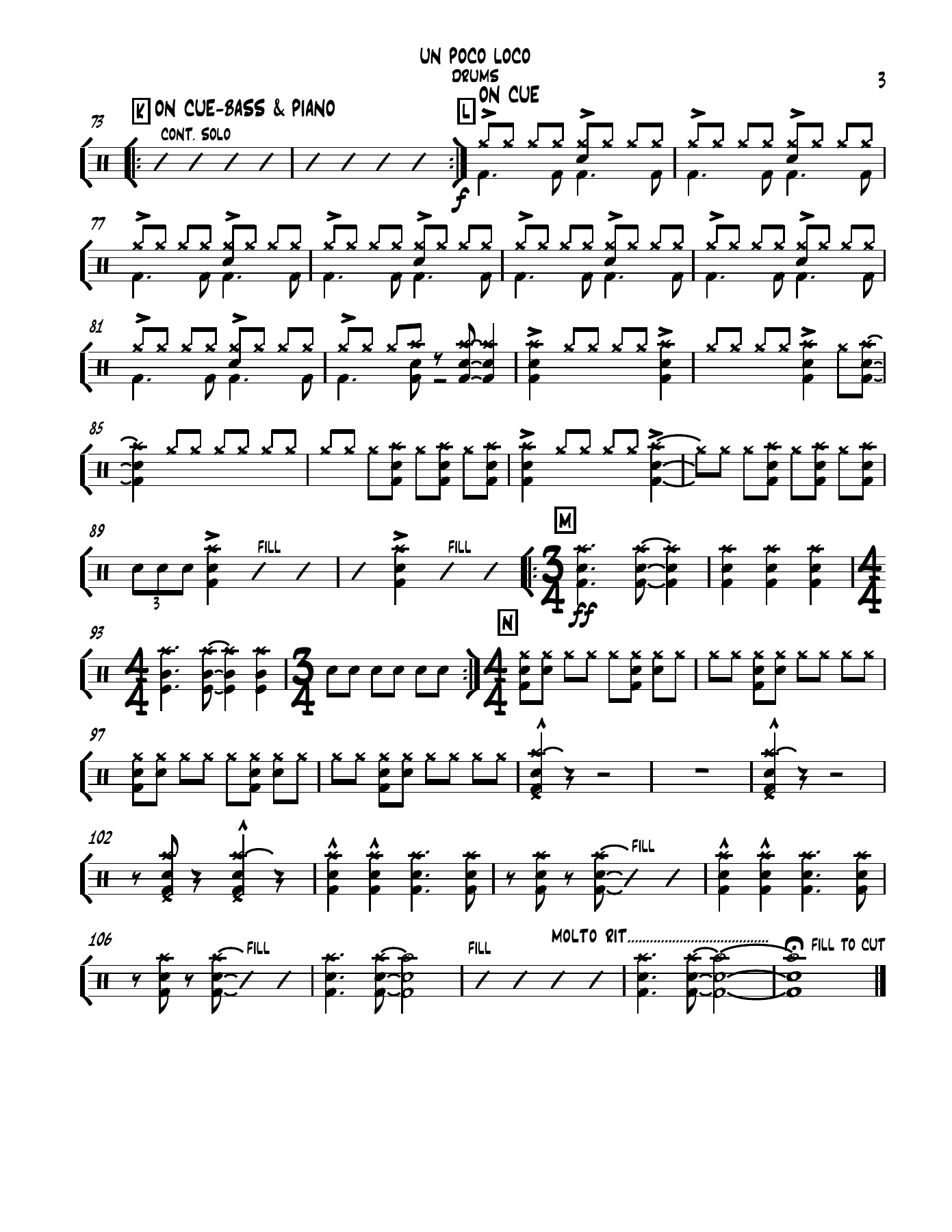 un poco loco 4 01 drums — page 3