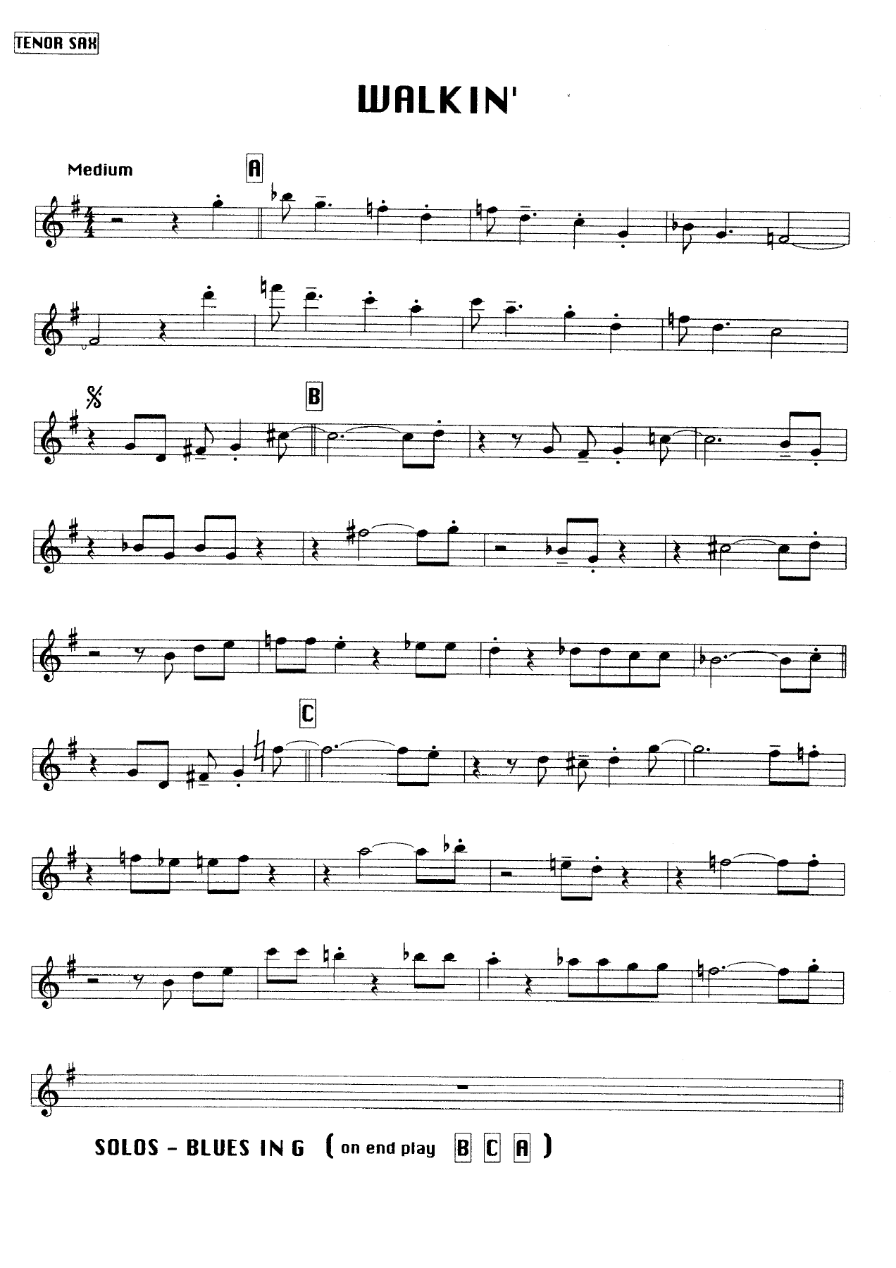 WalkinTS — sheet music preview