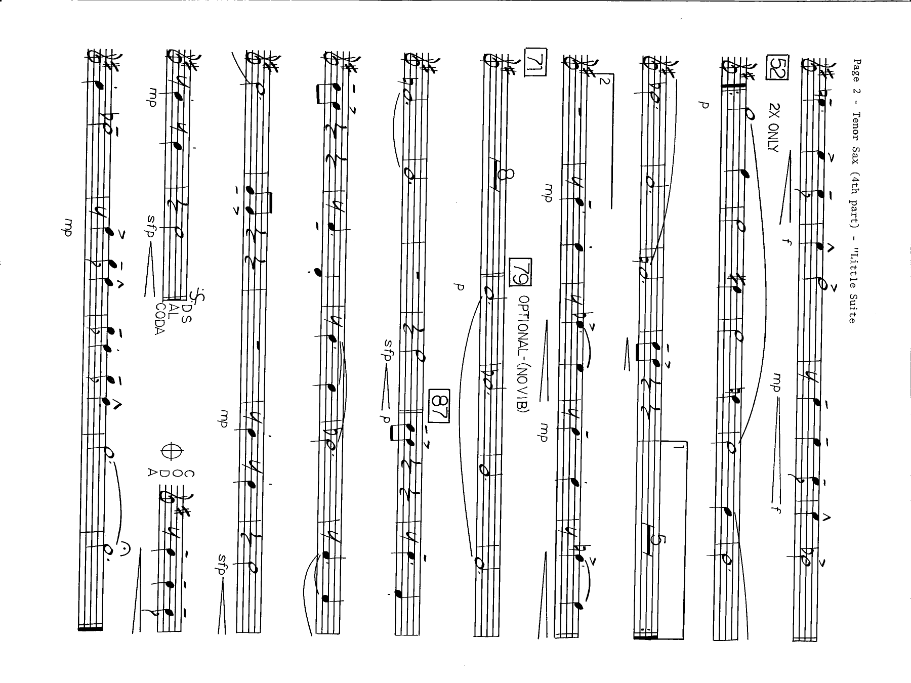 Tenor Sax 4th Part — page 2