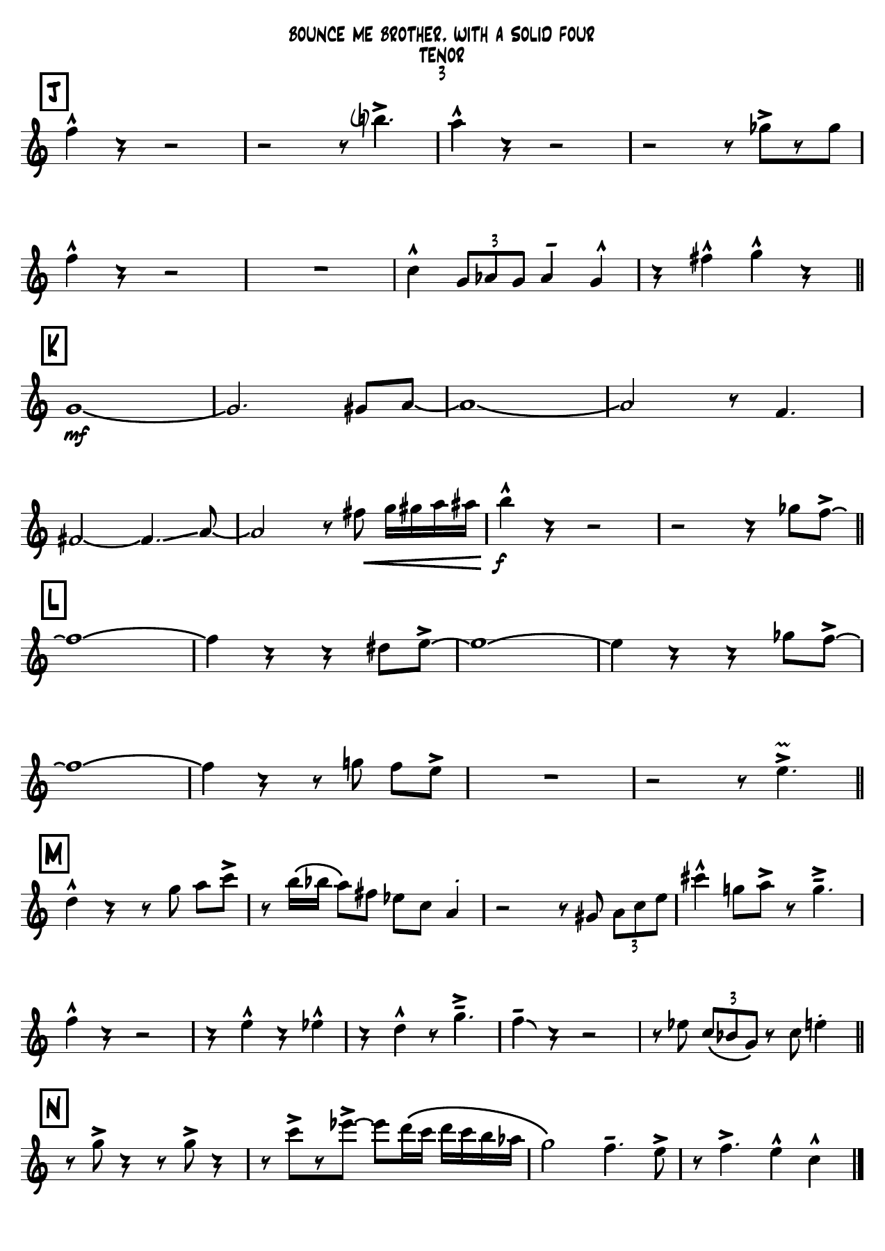 Bounce ME Brother, with a Solid Four - 04 Tenor — page 3