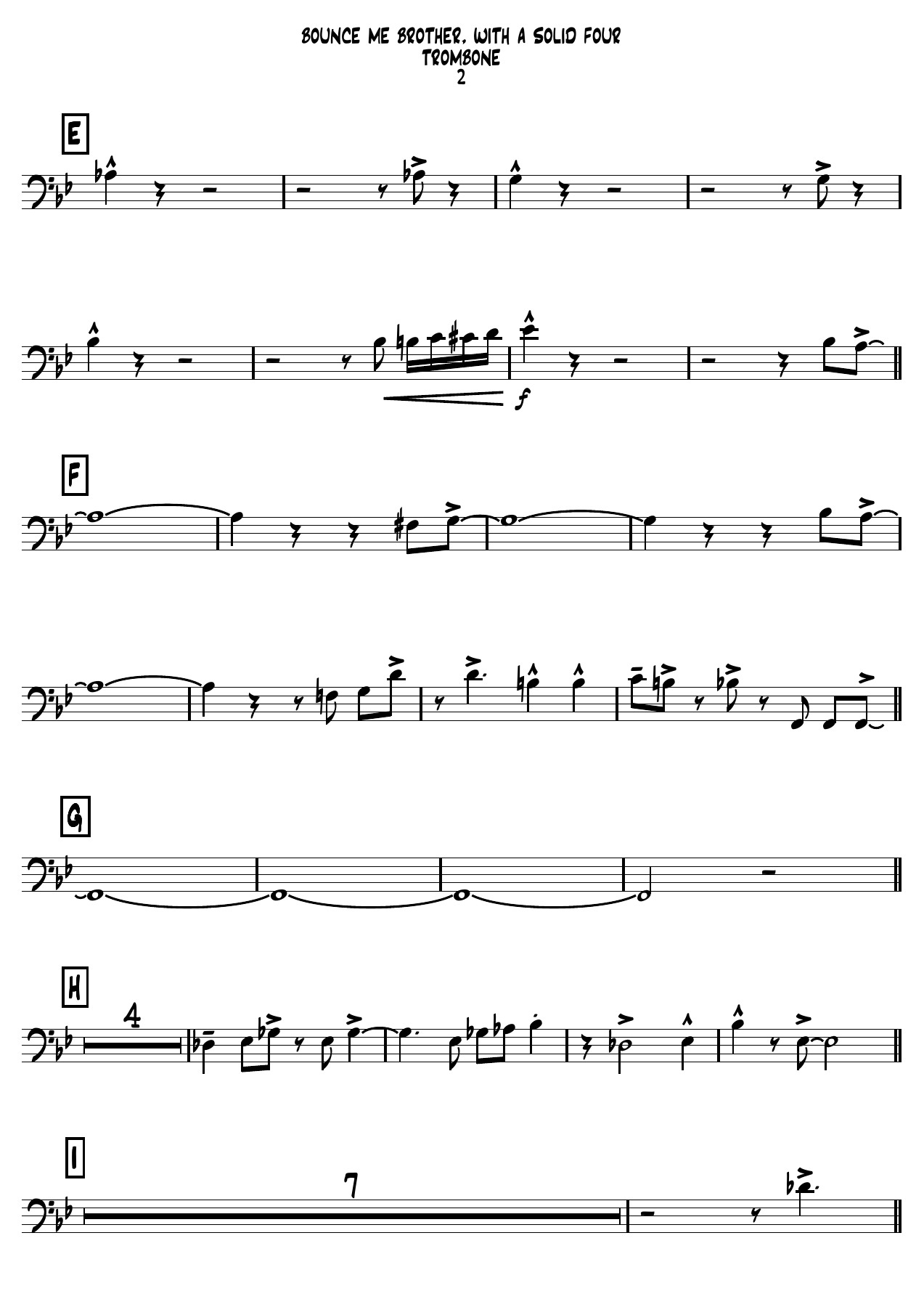 Bounce ME Brother, with a Solid Four - 05 Trombone — page 2