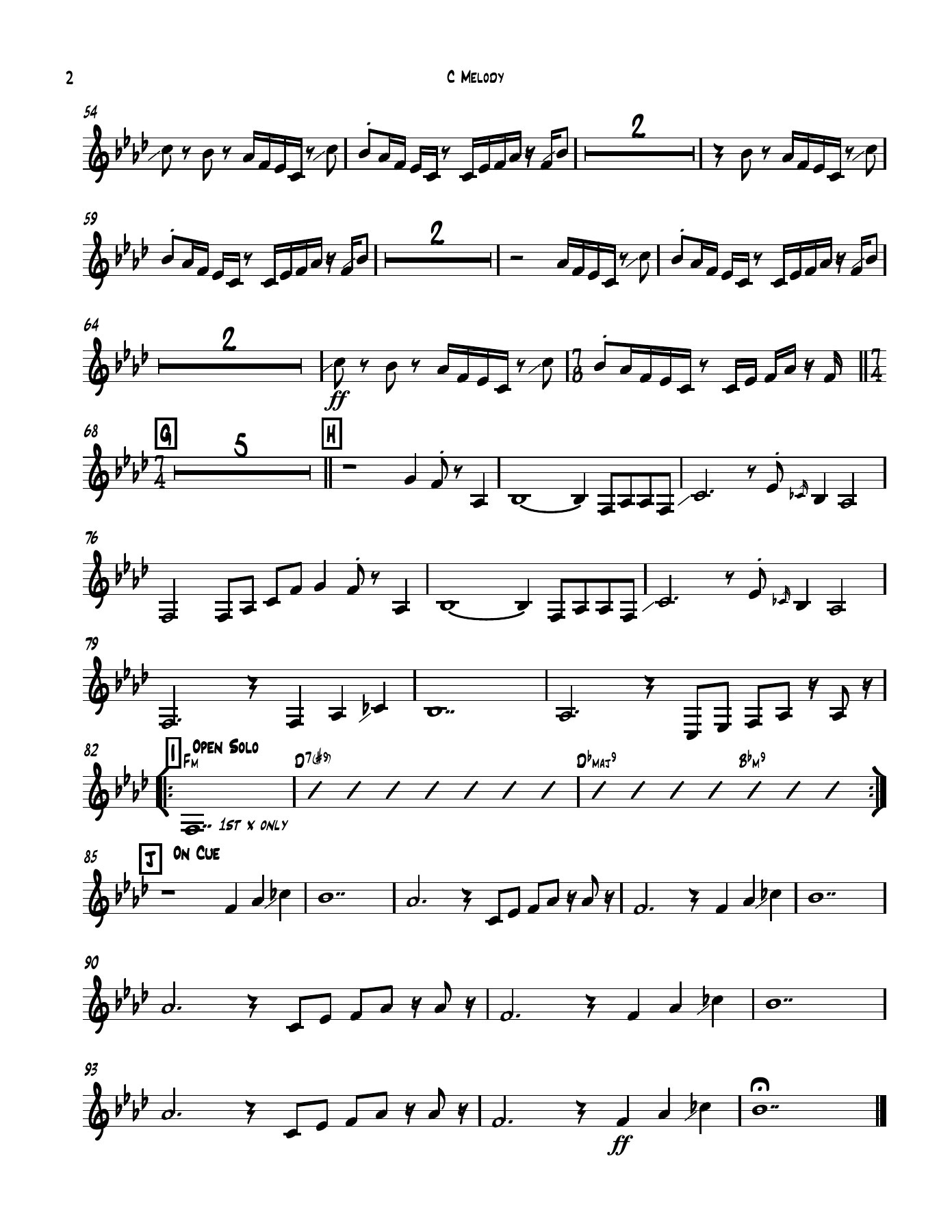 Young Stuff C Melody — page 2