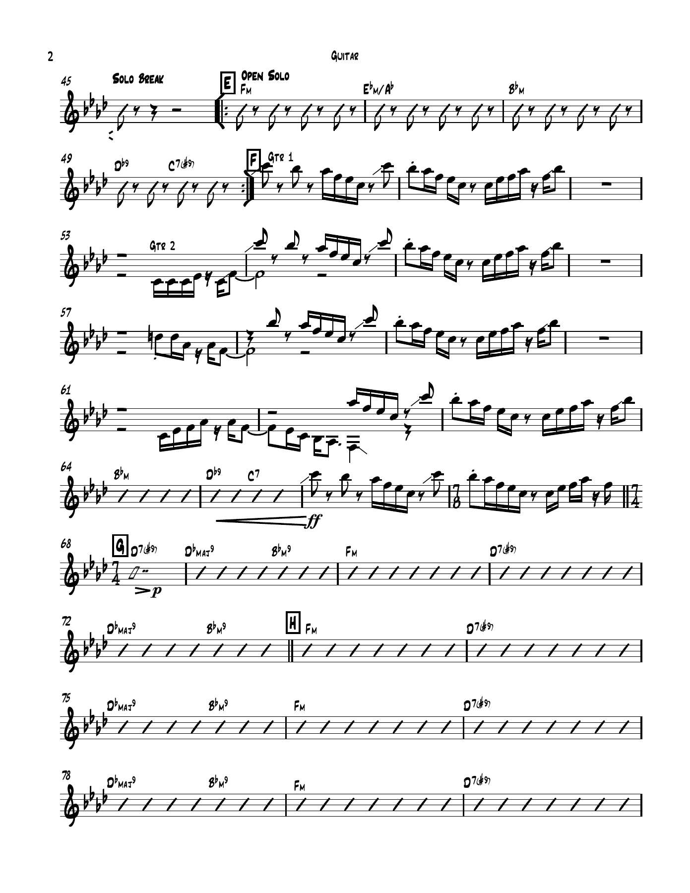 Young Stuff Guitar — page 2