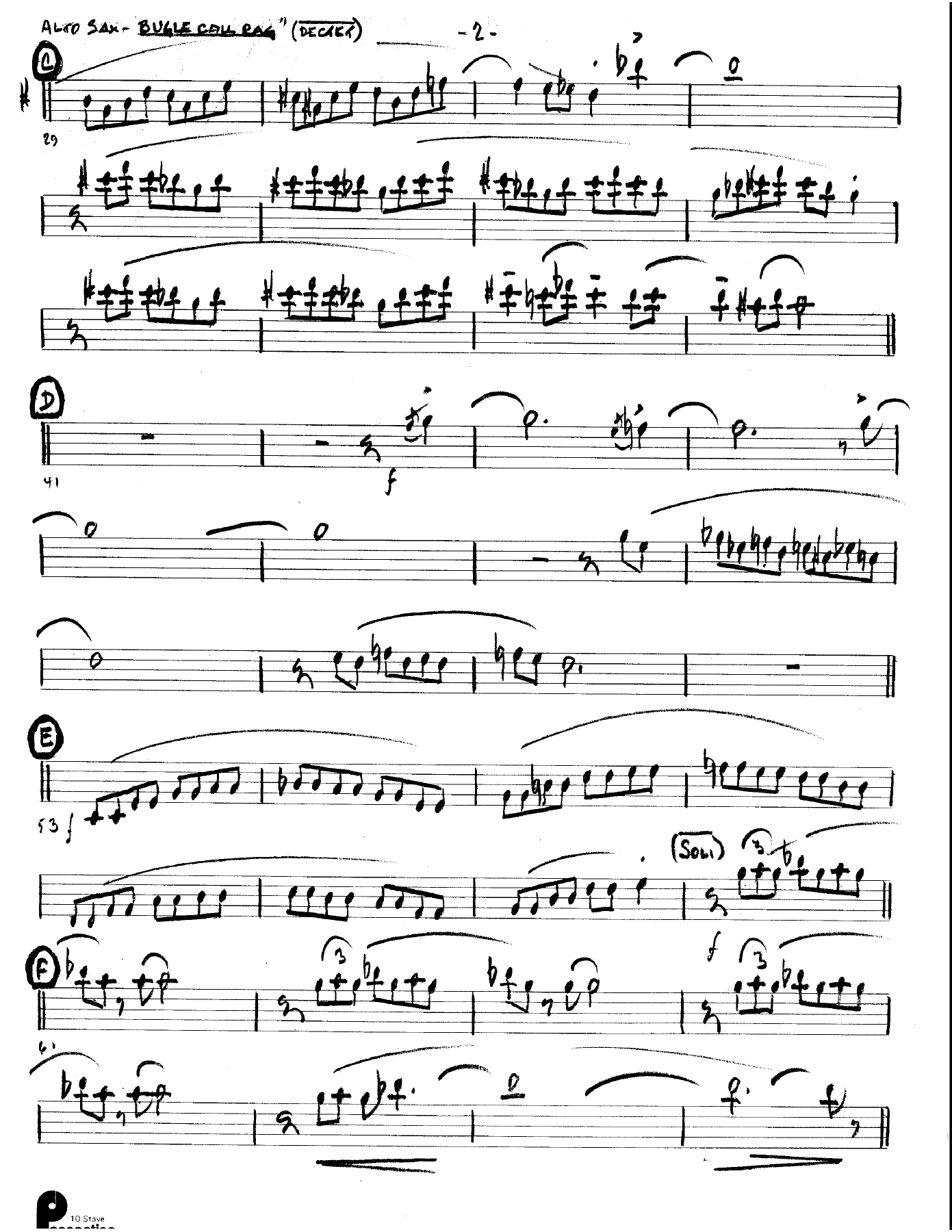 Bugle Call Rag (Kenton Dectet #189) 3213 — page 2