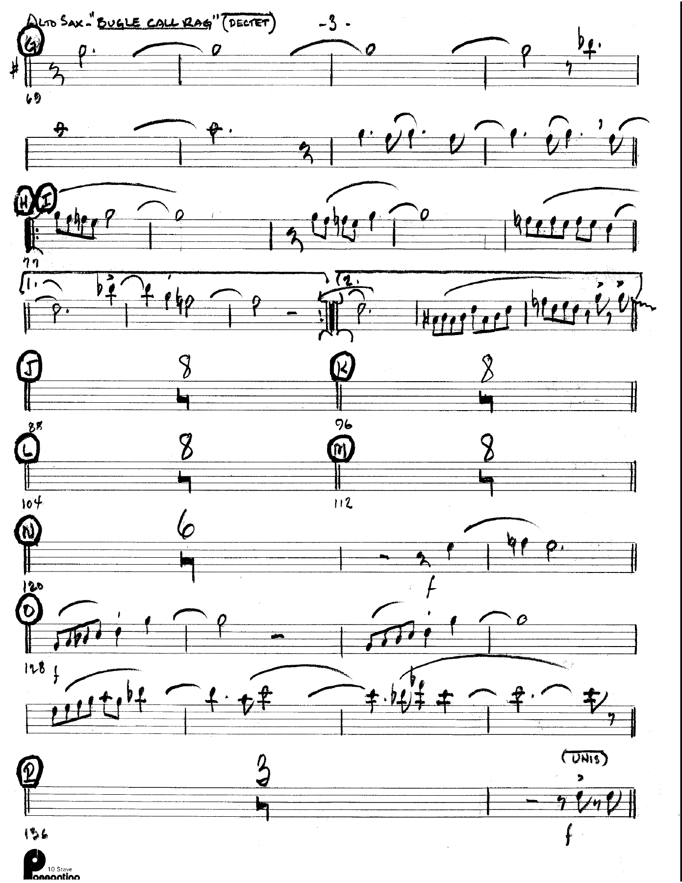 Bugle Call Rag (Kenton Dectet #189) 3213 — page 3