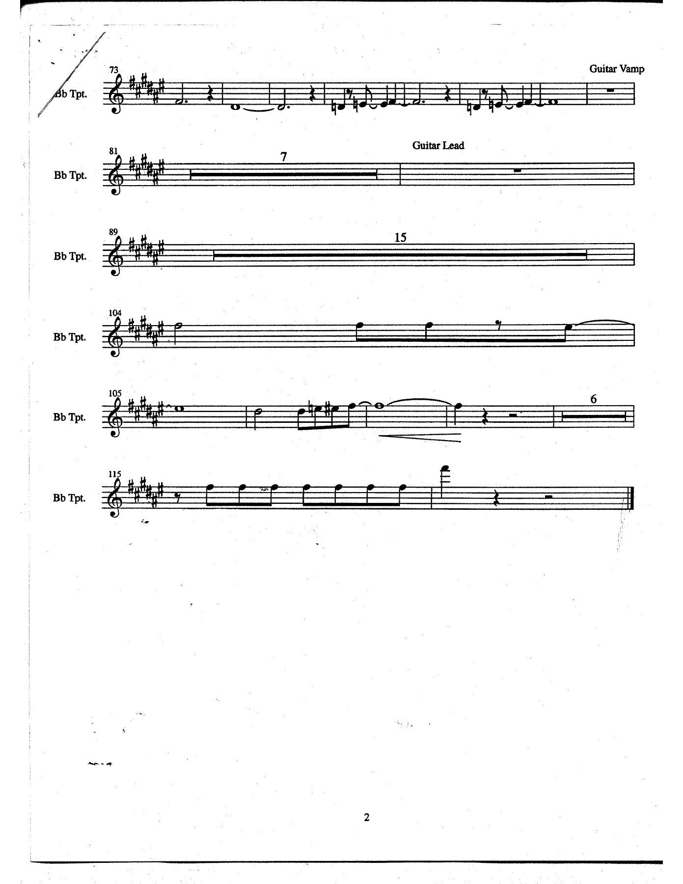 Trumpet China Grove — page 2