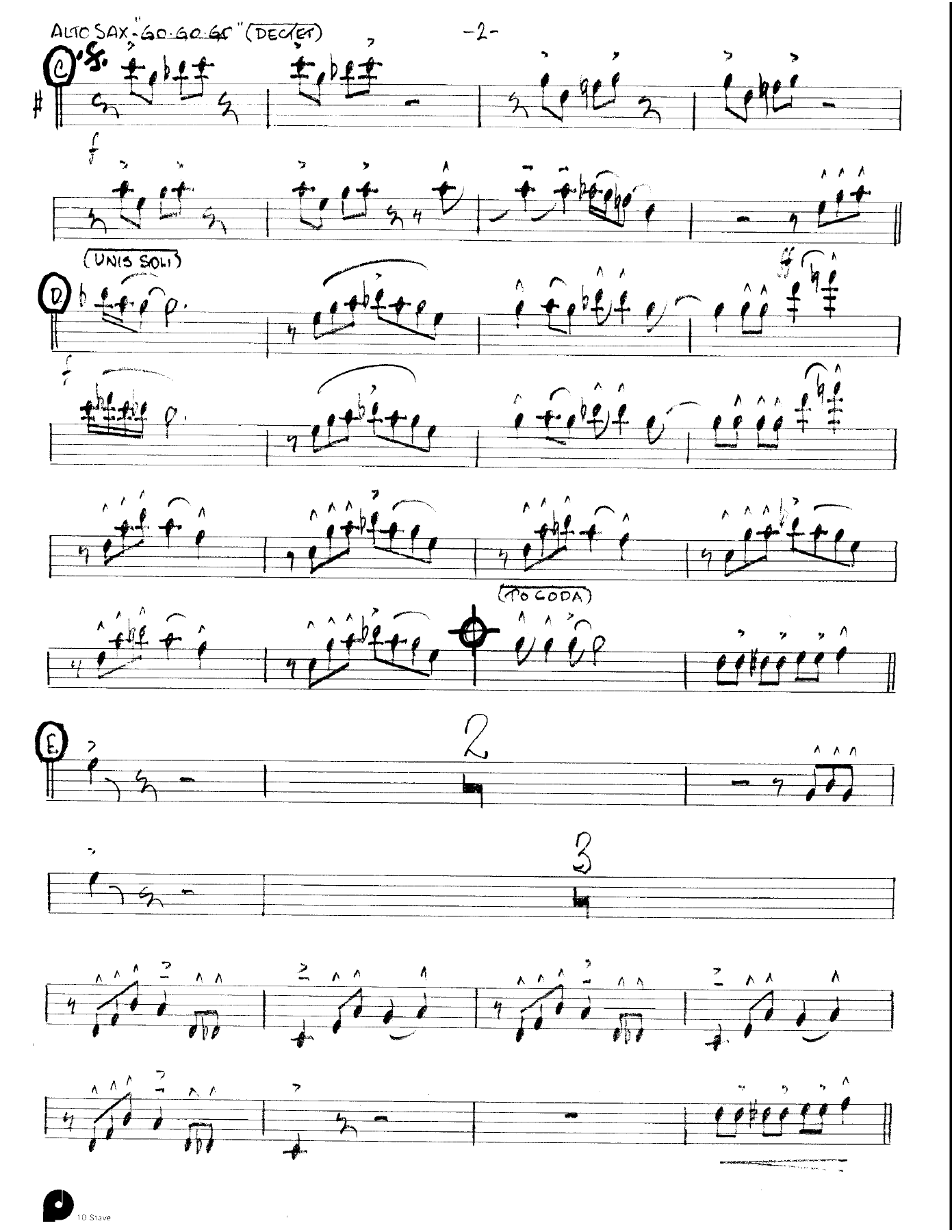 Go Go Go (Kenton Dectet #134) 3213 — page 2