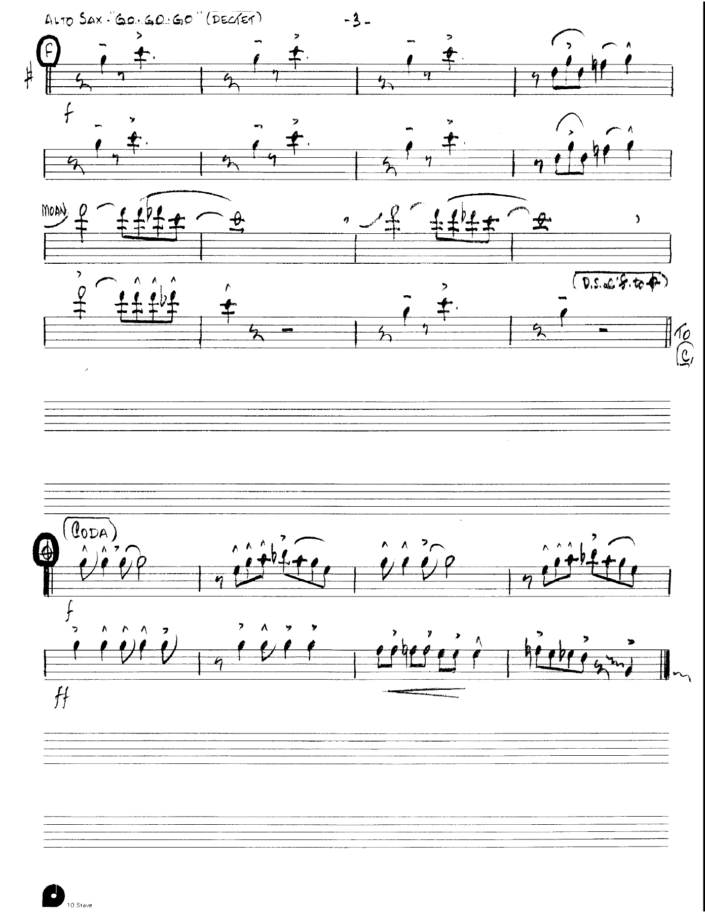 Go Go Go (Kenton Dectet #134) 3213 — page 3