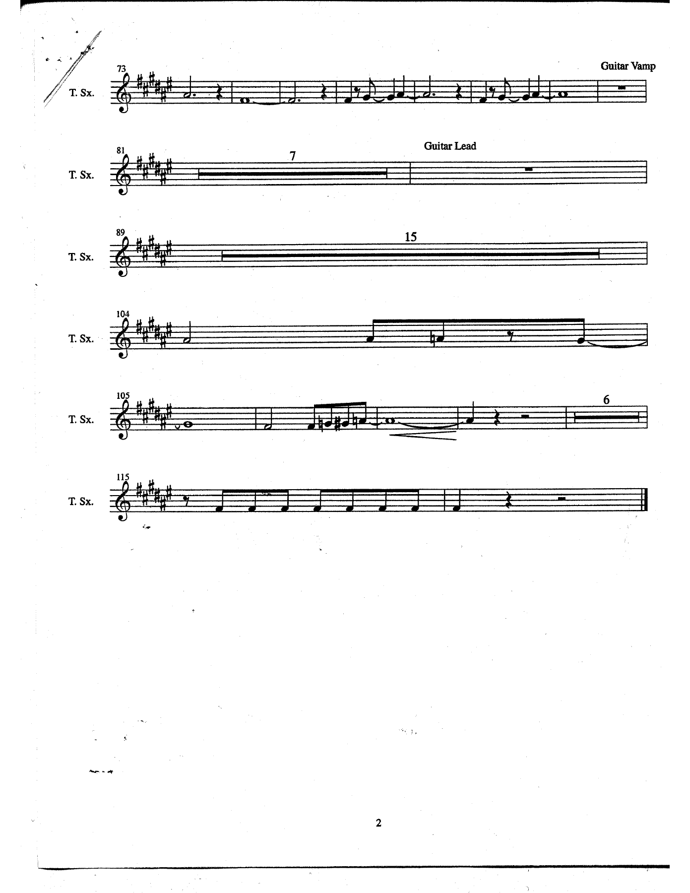 Tenor China Grove — page 2