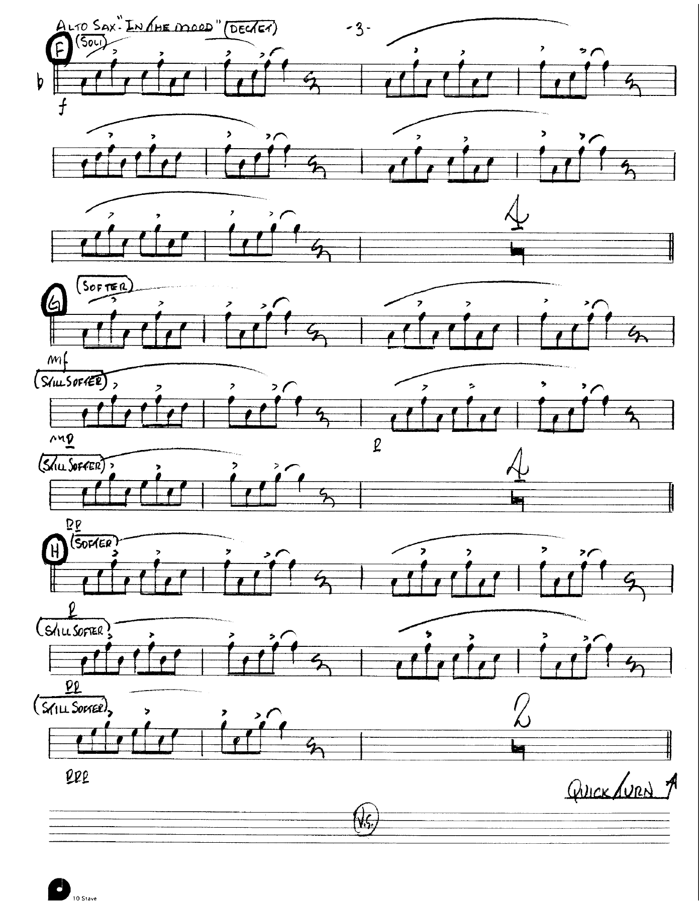 In The Mood (Kenton Dectet #170) 3213 — page 3