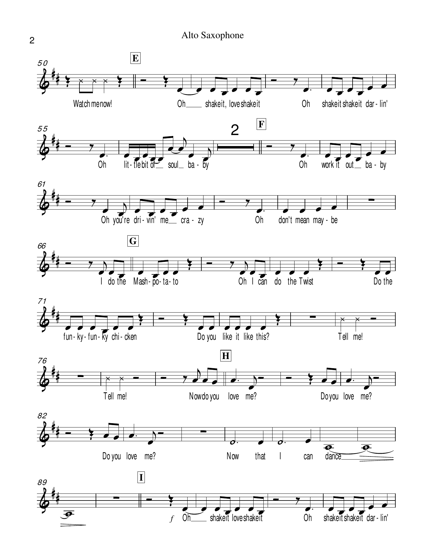 01 Alto Saxophone — page 2