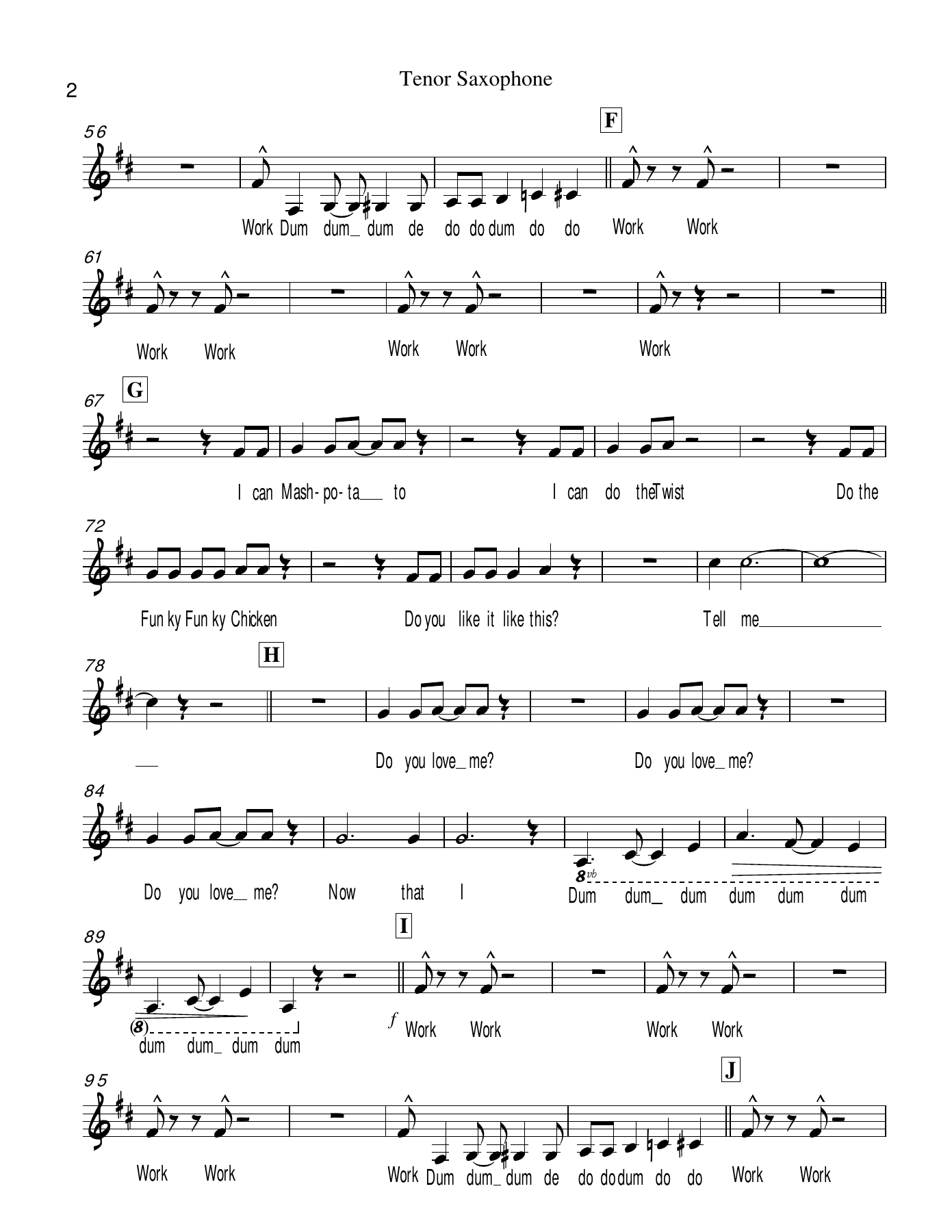 02 Tenor Saxophone — page 2