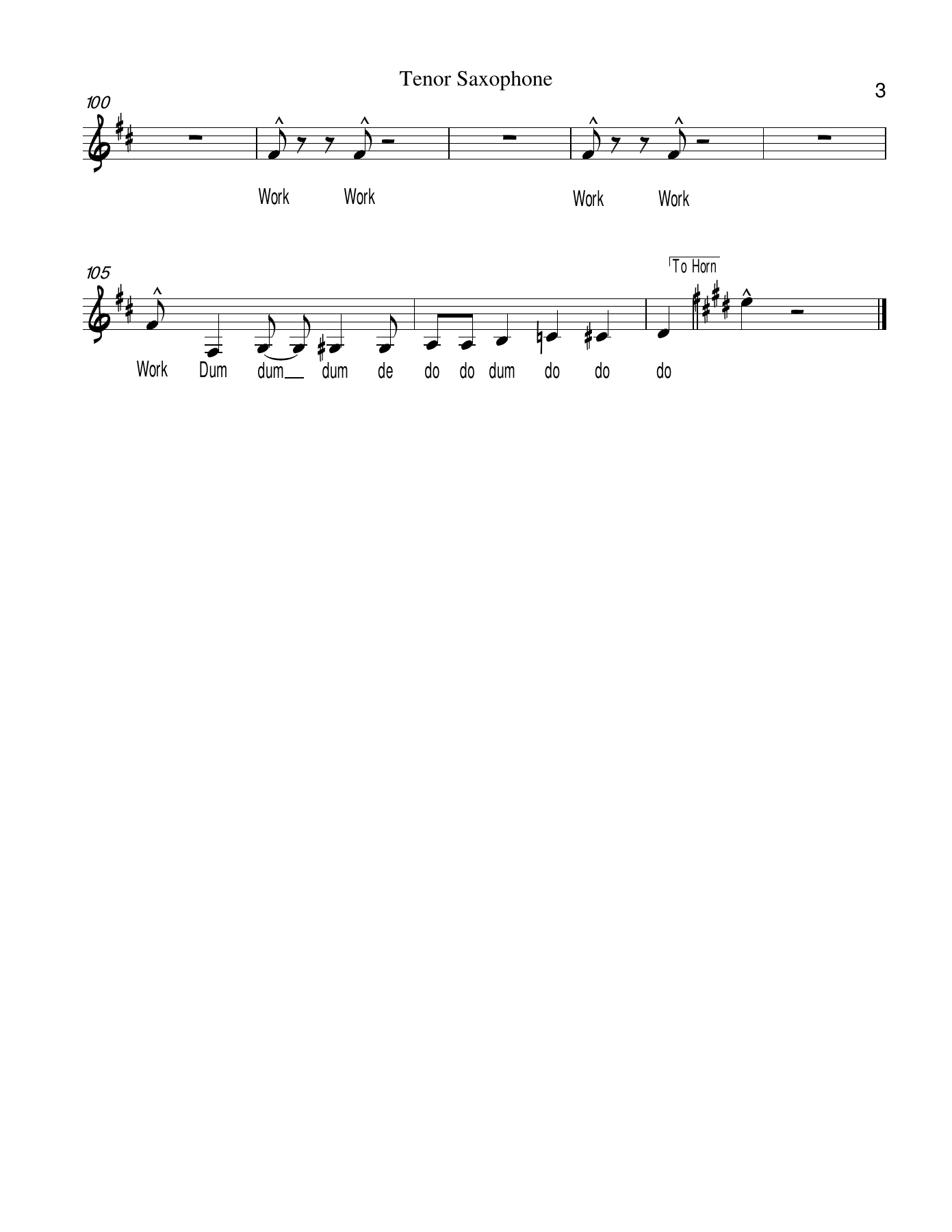 02 Tenor Saxophone — page 3