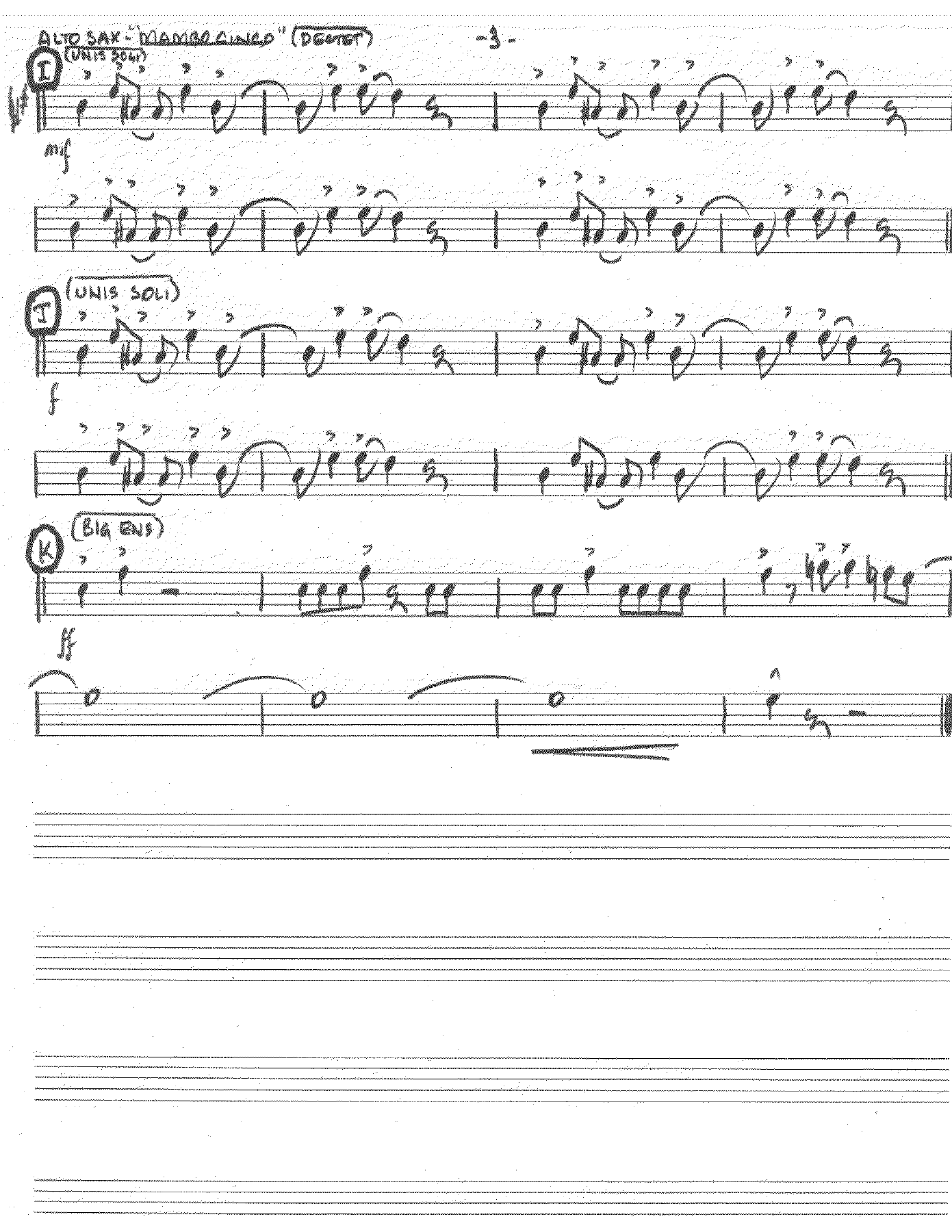 Mambo Number 5 (Kenton Dectet #122) 3213 — page 3