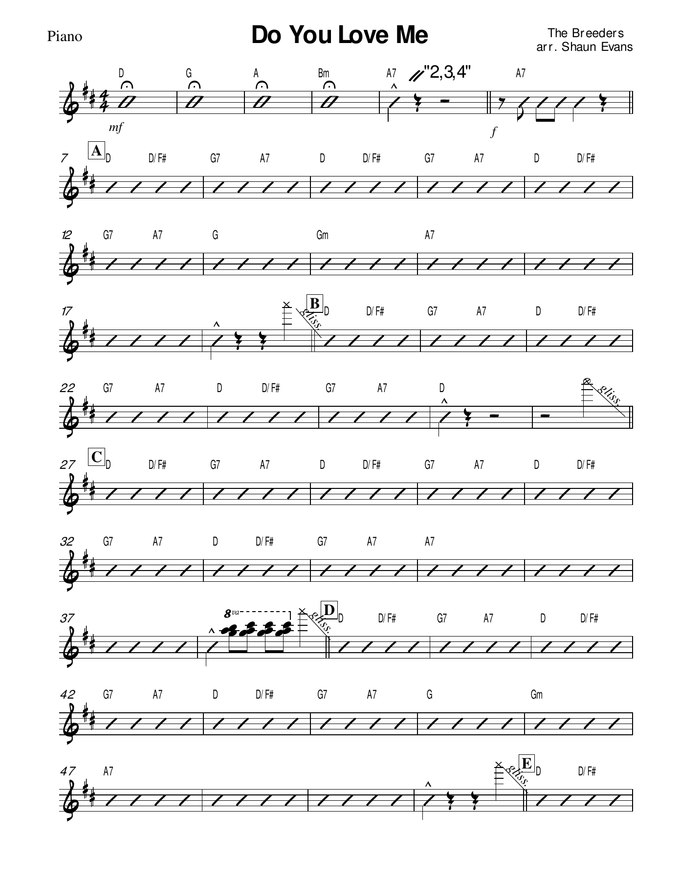 08 Piano — sheet music cover (first page)