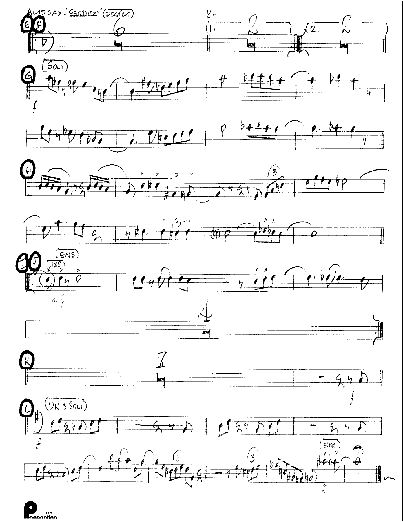 Perdido (Kenton Dectet #005) 3213 — page 2