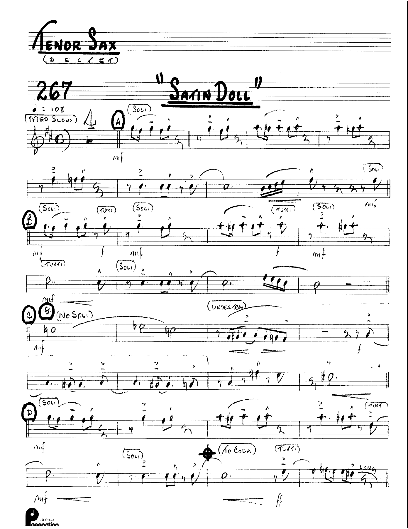Satin Doll (Kenton Dectet #267) 3213 — page 3