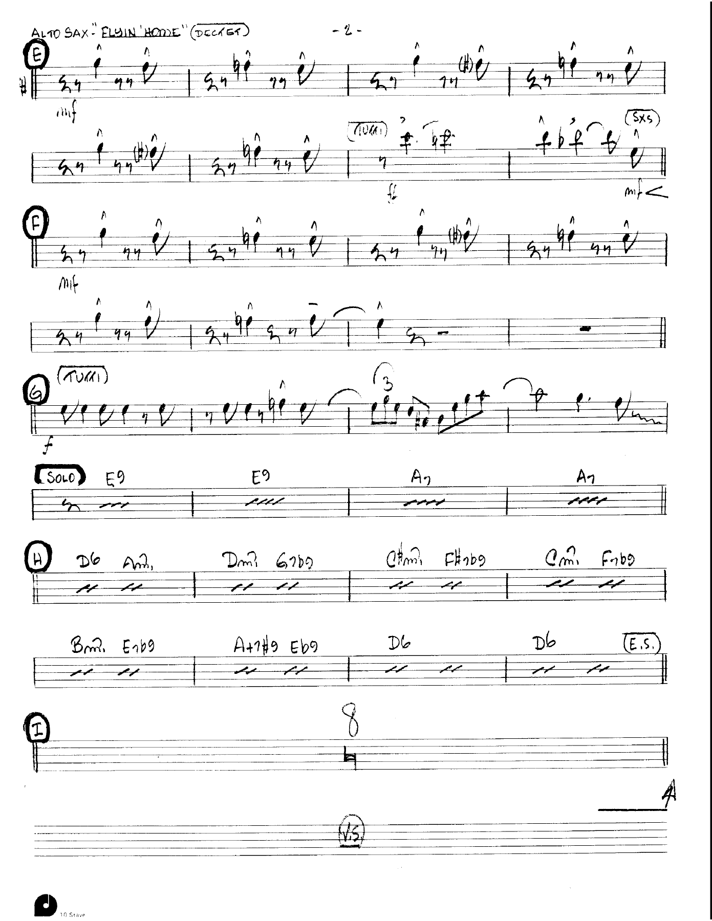 Flyin' Home (Kenton Dectet #348) 3213 — page 2