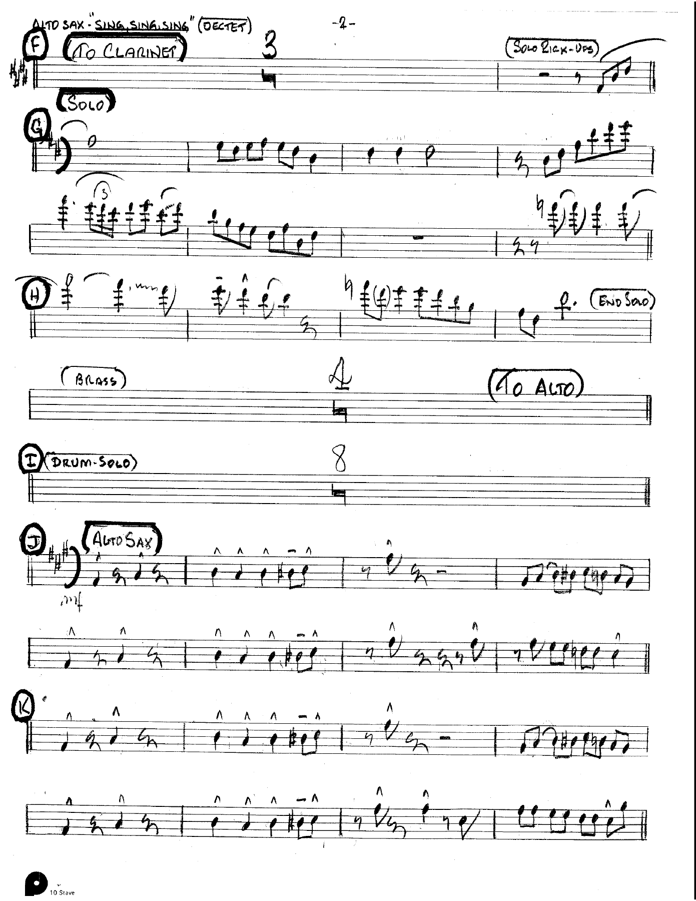 Sing, Sing, Sing (Kenton Dectet #332) 3213 — page 2
