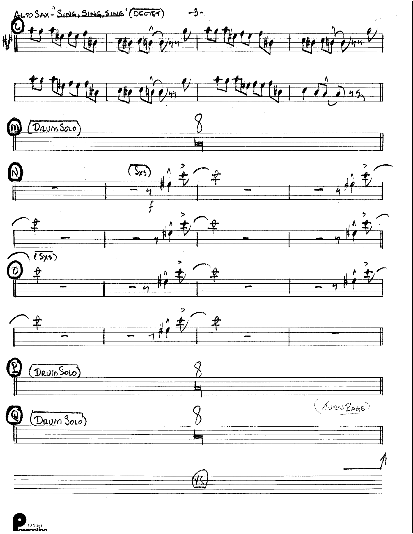 Sing, Sing, Sing (Kenton Dectet #332) 3213 — page 3