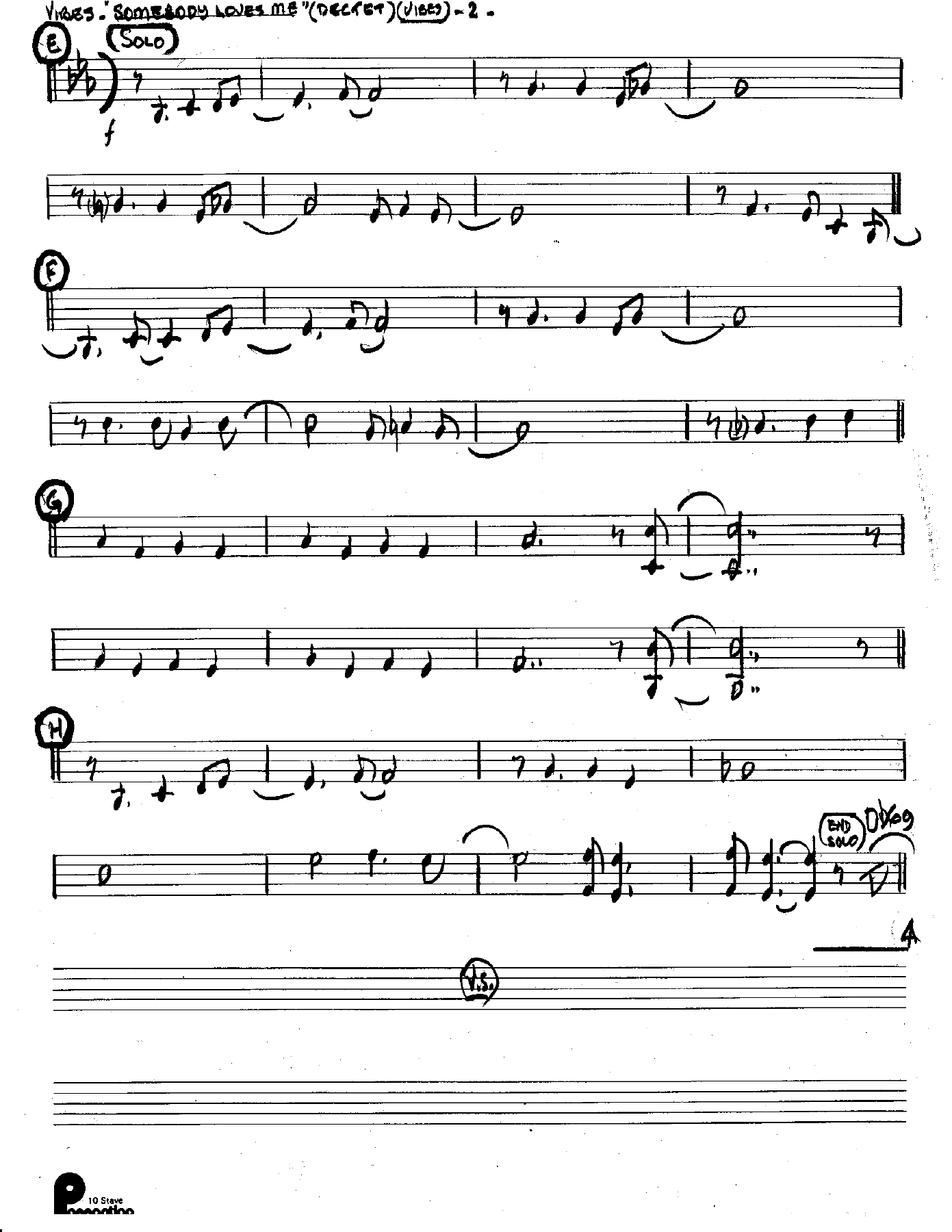 Somebody Loves Me (Kenton Dectet #394) 3214 Vibes — page 2