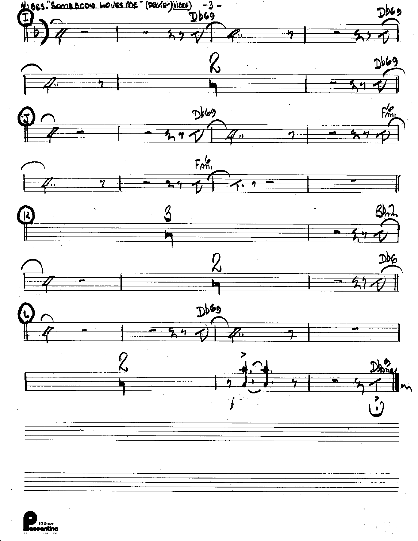 Somebody Loves Me (Kenton Dectet #394) 3214 Vibes — page 3