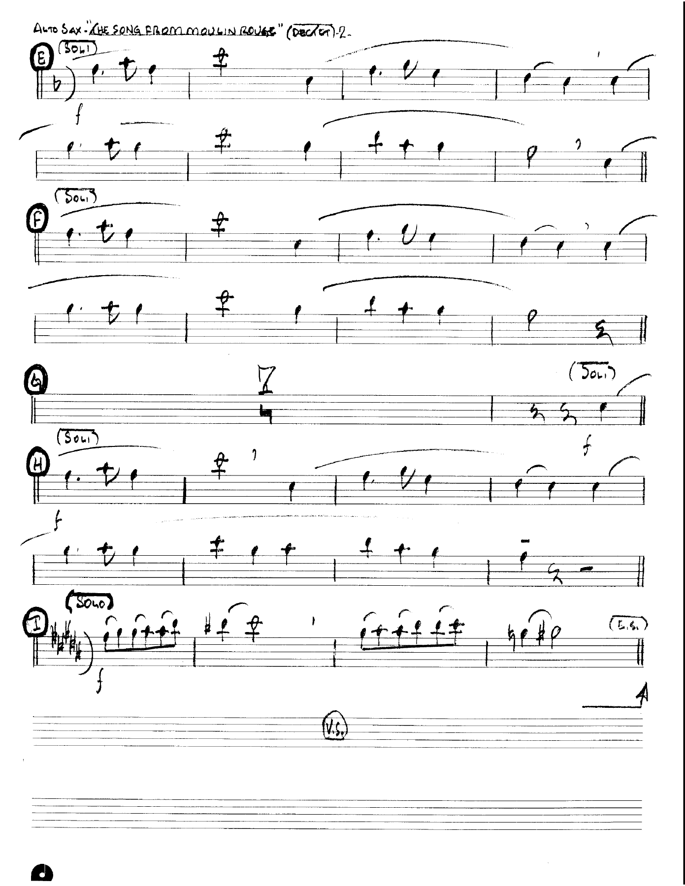 Song From Moulin Rouge (Kenton Dectet #159) 3213 — page 2