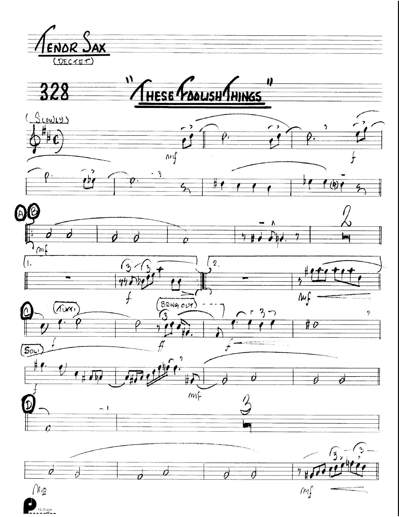These Foolish Things (Kenton Dectet #328) 3213 — page 3