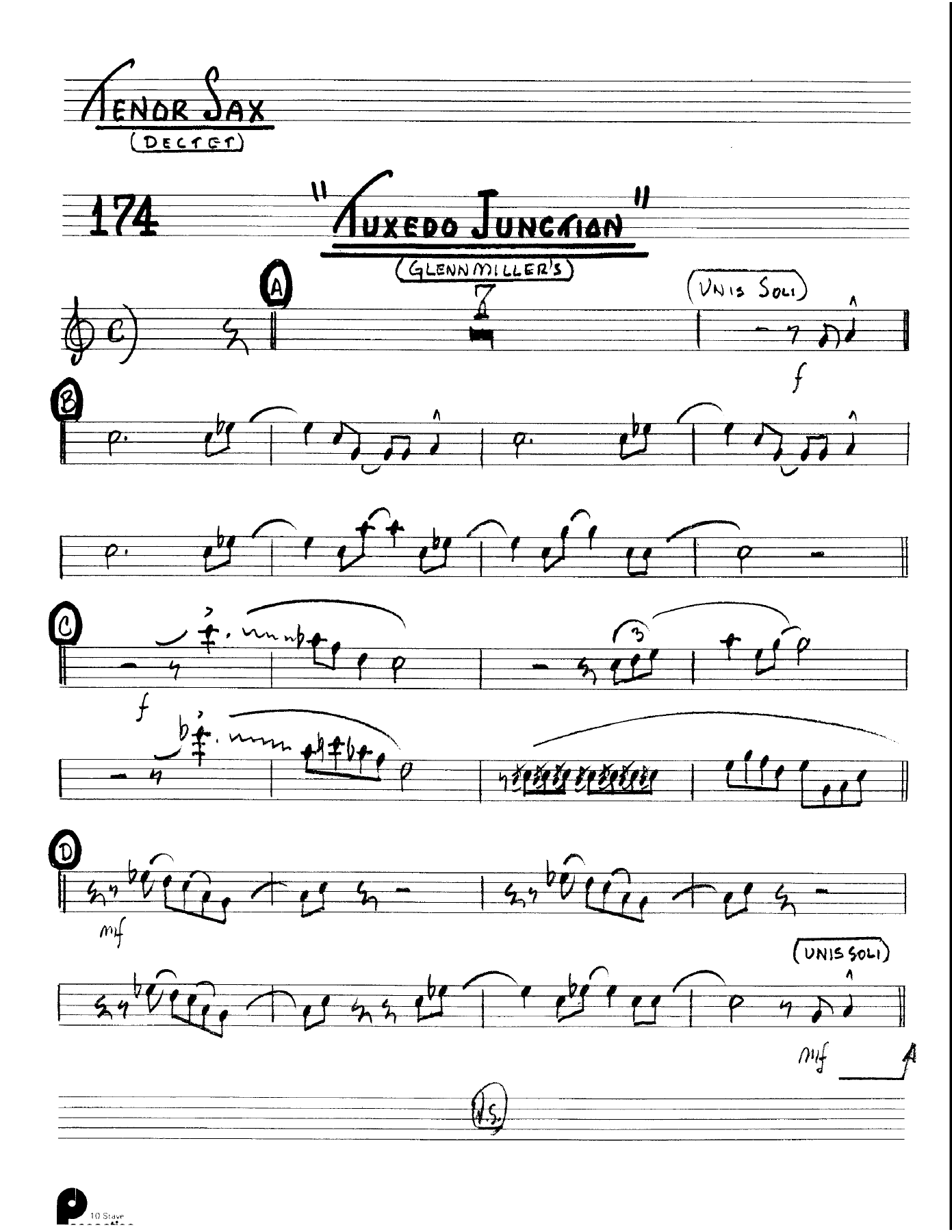 Tuxedo Junction - 6 horns + Rhythm - Stan Kenton Dectet — page 3