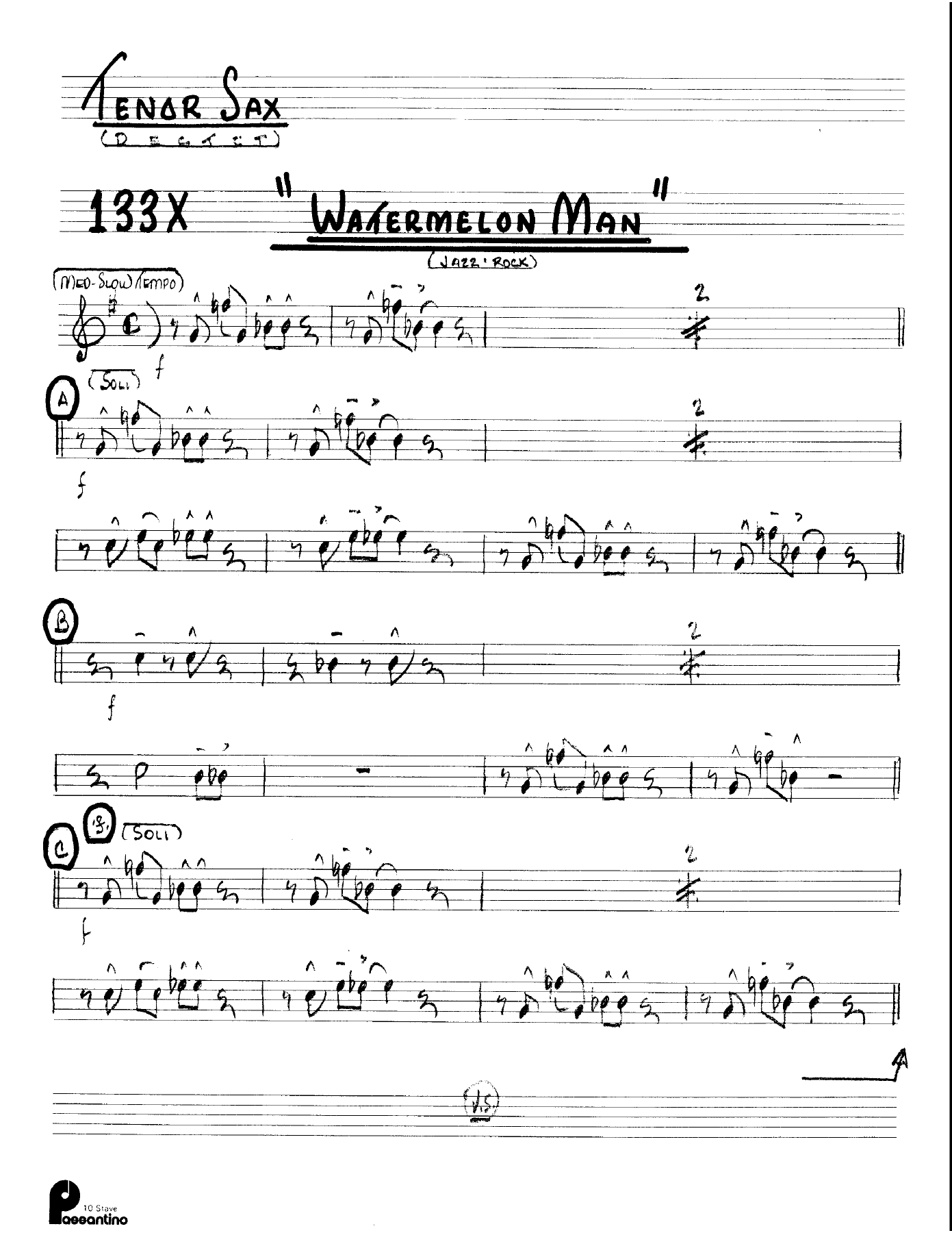 Watermelon Man (Kenton Dectet #133X) 3213 — page 3