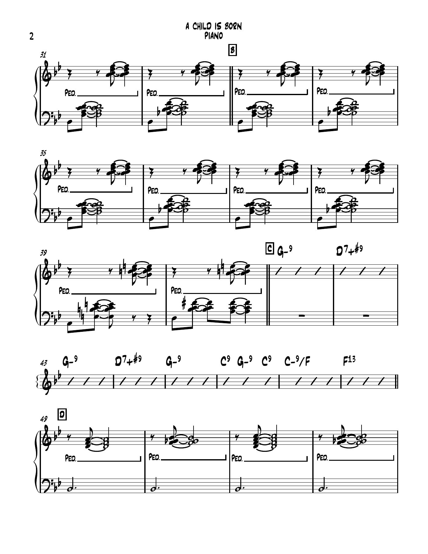 a child is born 01 PIANO — page 2