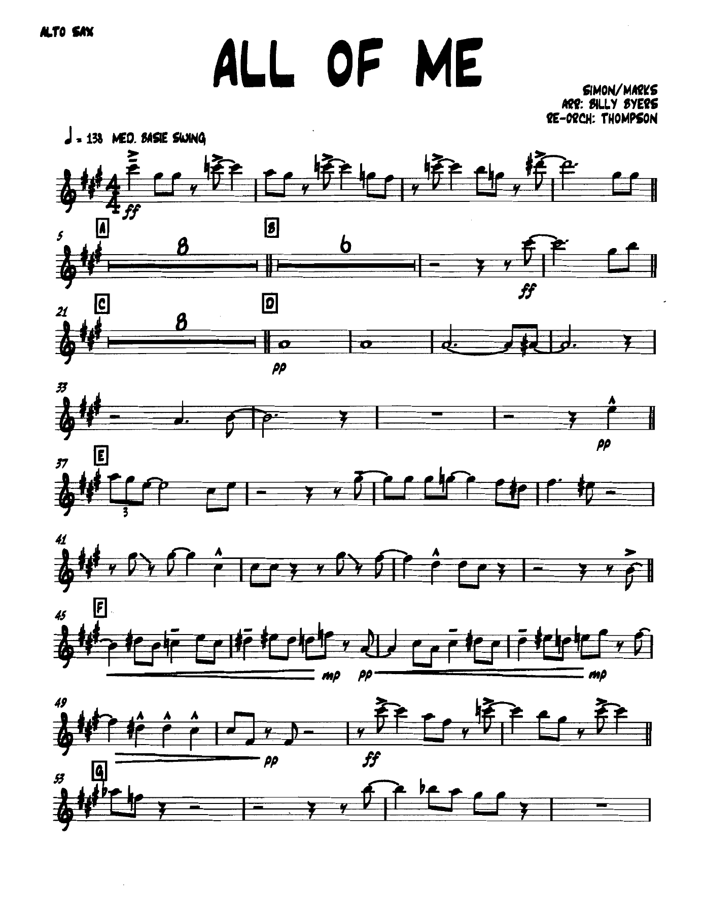 Allofme Altosax — sheet music preview