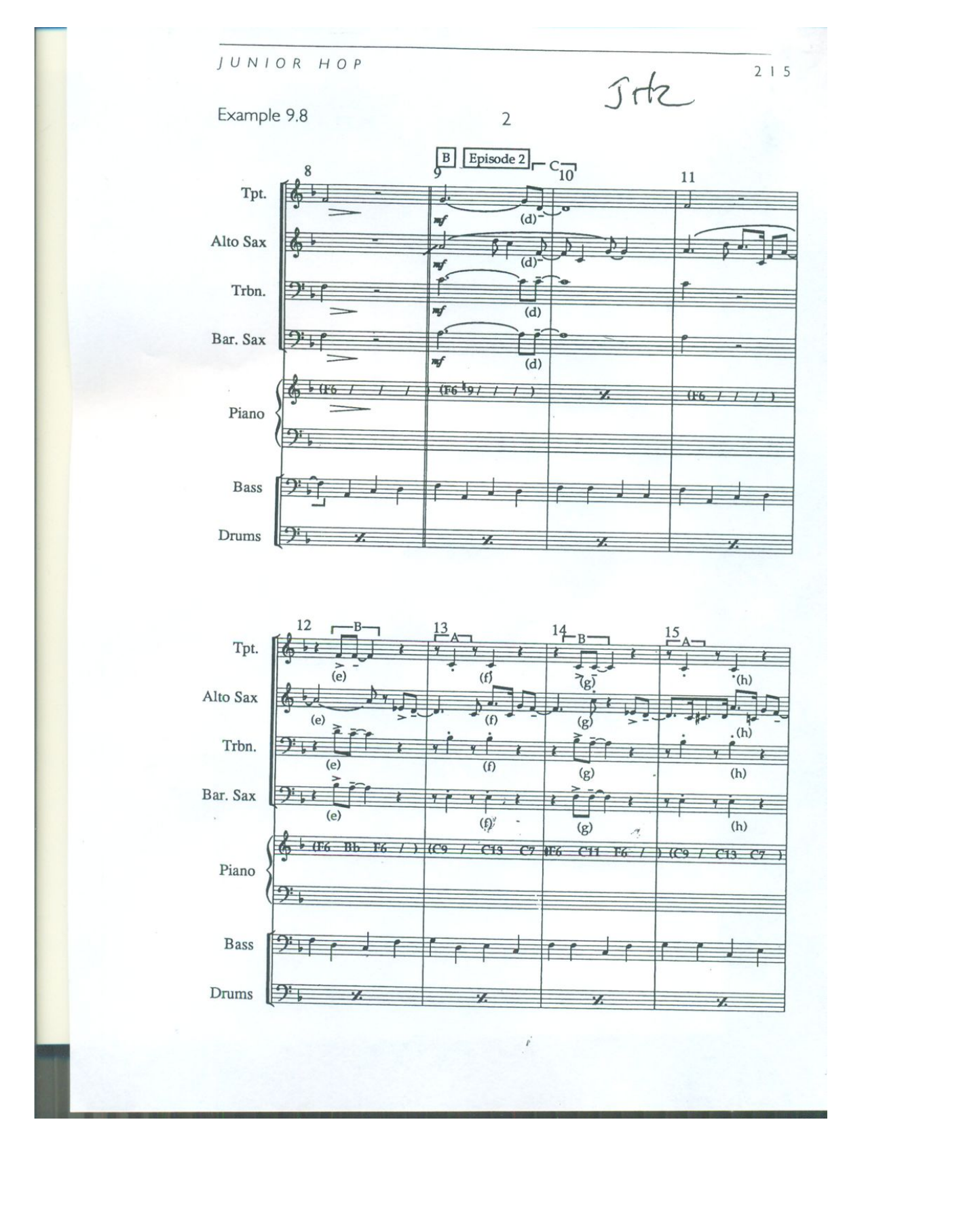 Junior Hop (D.Ellington) score — page 2
