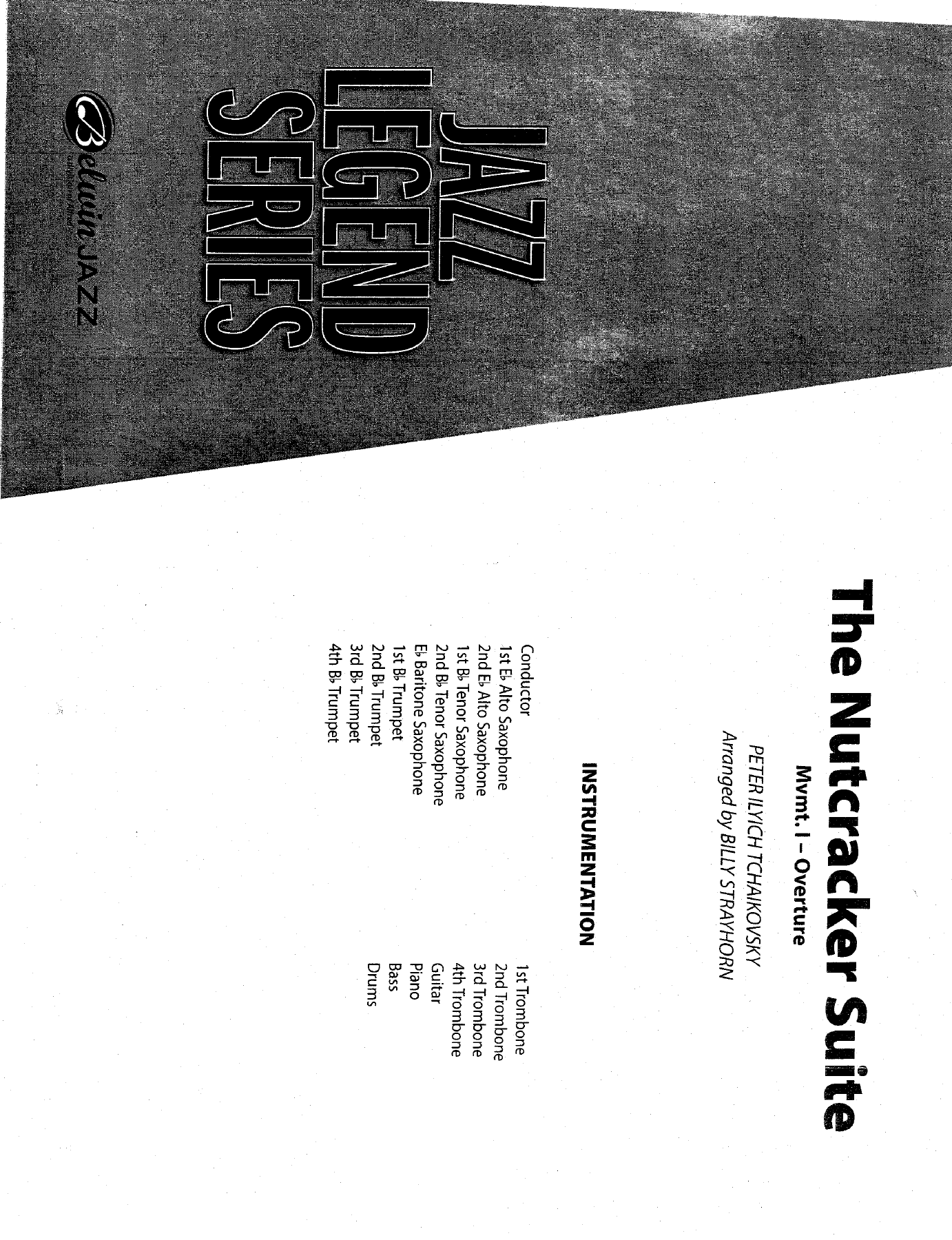 Nutcracker Overture Score — sheet music cover (first page)