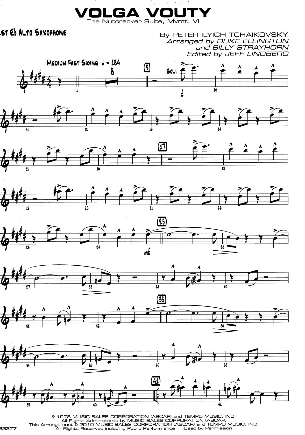 Volga Vouty — sheet music cover (first page)
