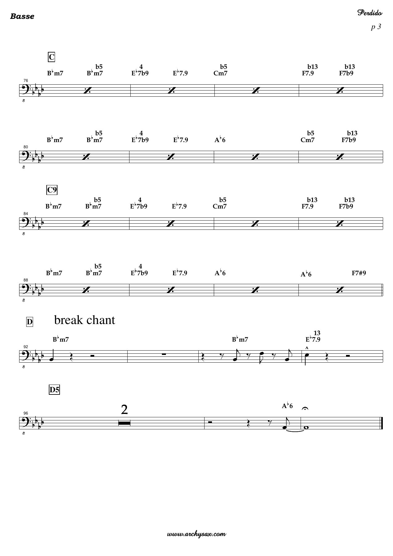 Perdido Bass — page 3