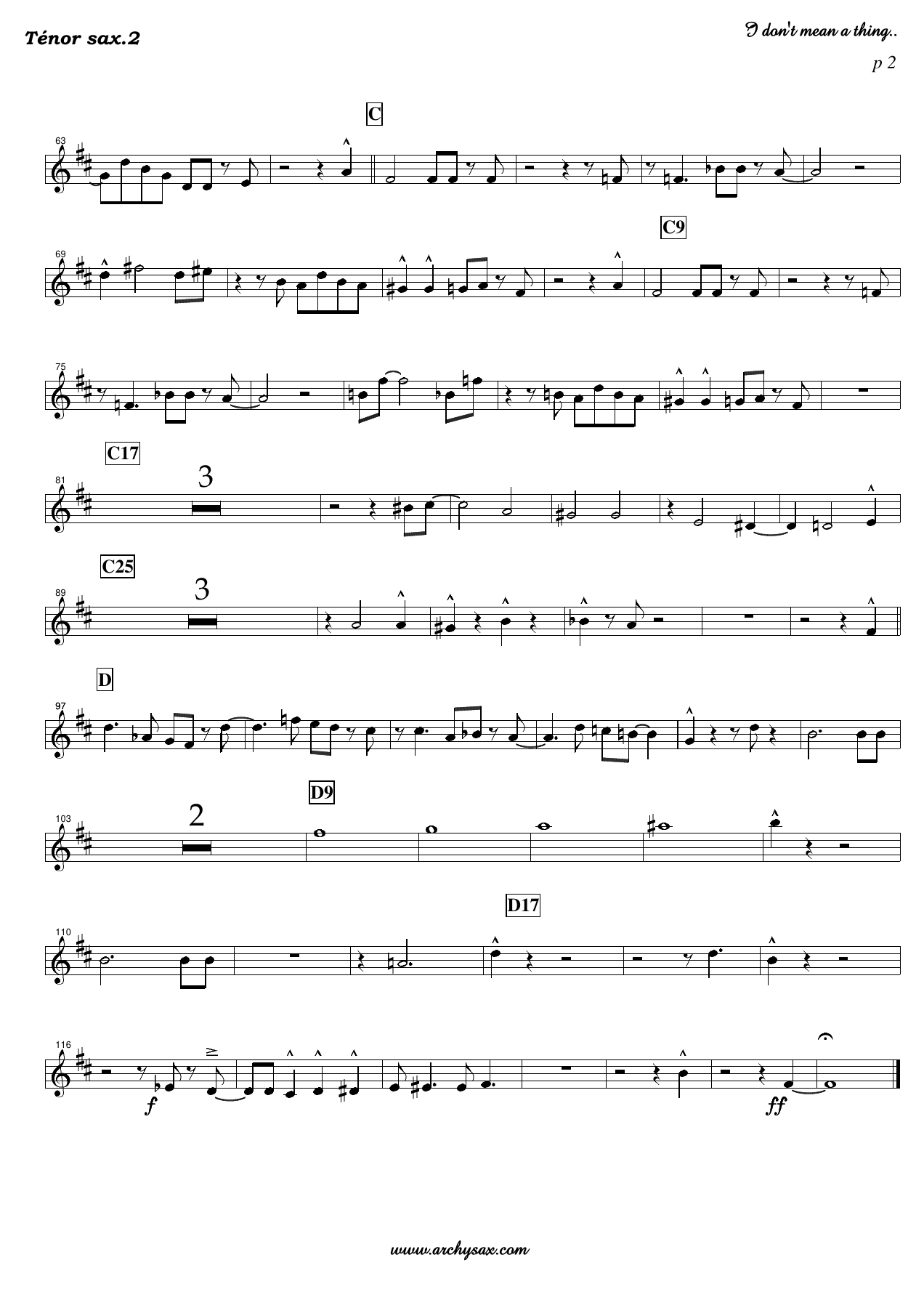 Tenor sax.2 — page 2