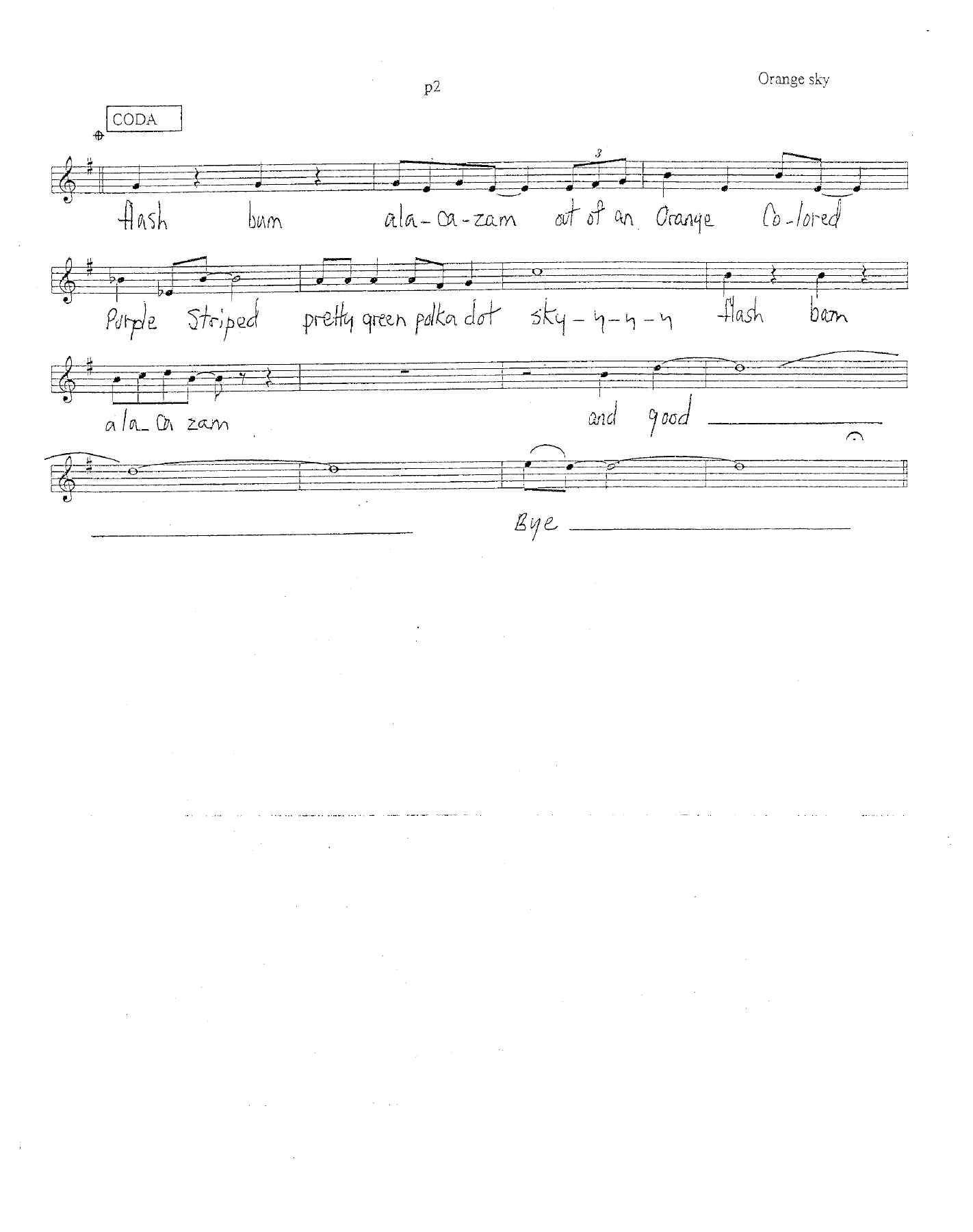 Orange Colored Sky (P.Sorensen) N.Cole — page 2
