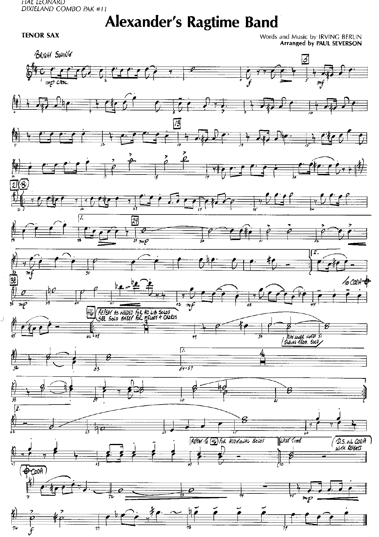 Alexanders Ragtime Band — page 3