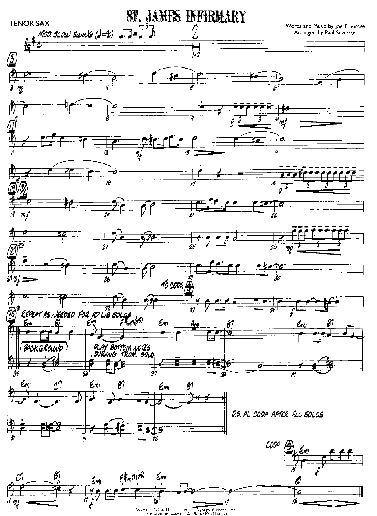 St.James Infirmary — page 3