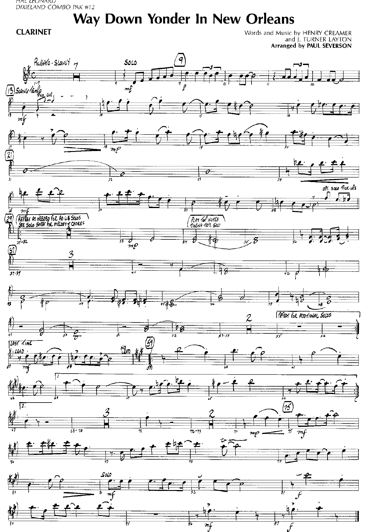 Way Down Yonder In New Orleans | Dixieland Band | JBL
