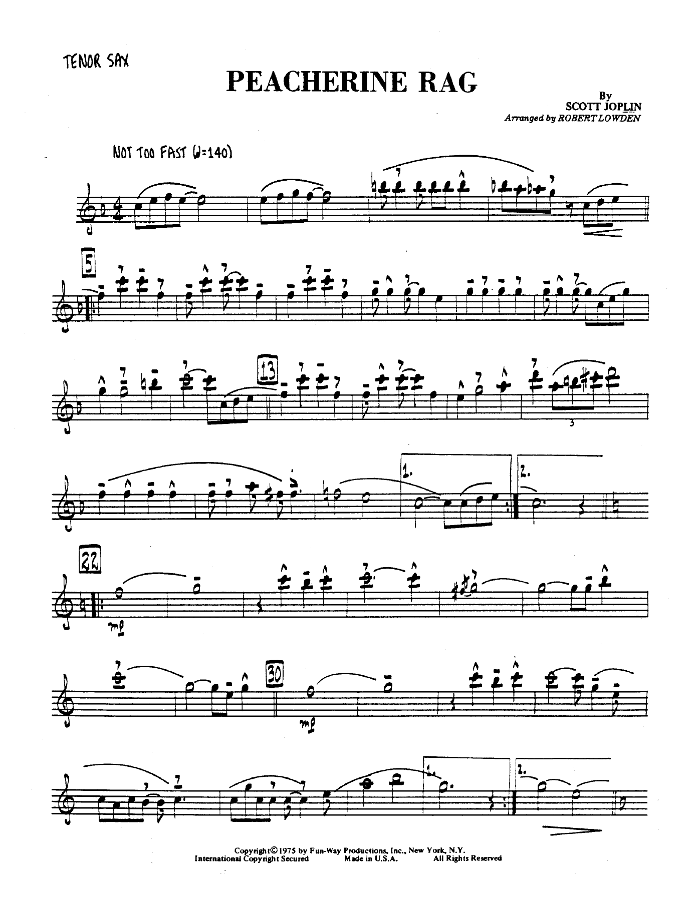 Peacherine Rag — page 3