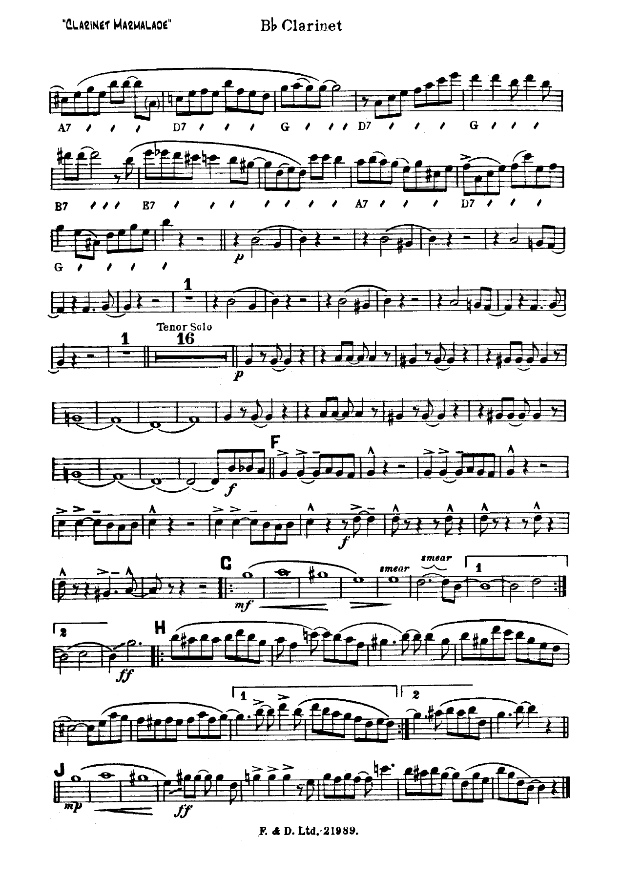 Clarinet Marmalade (N.Paramo, H.Gold) — page 2