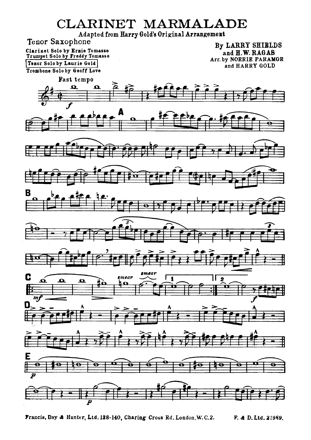 Clarinet Marmalade (N.Paramo, H.Gold) — page 3