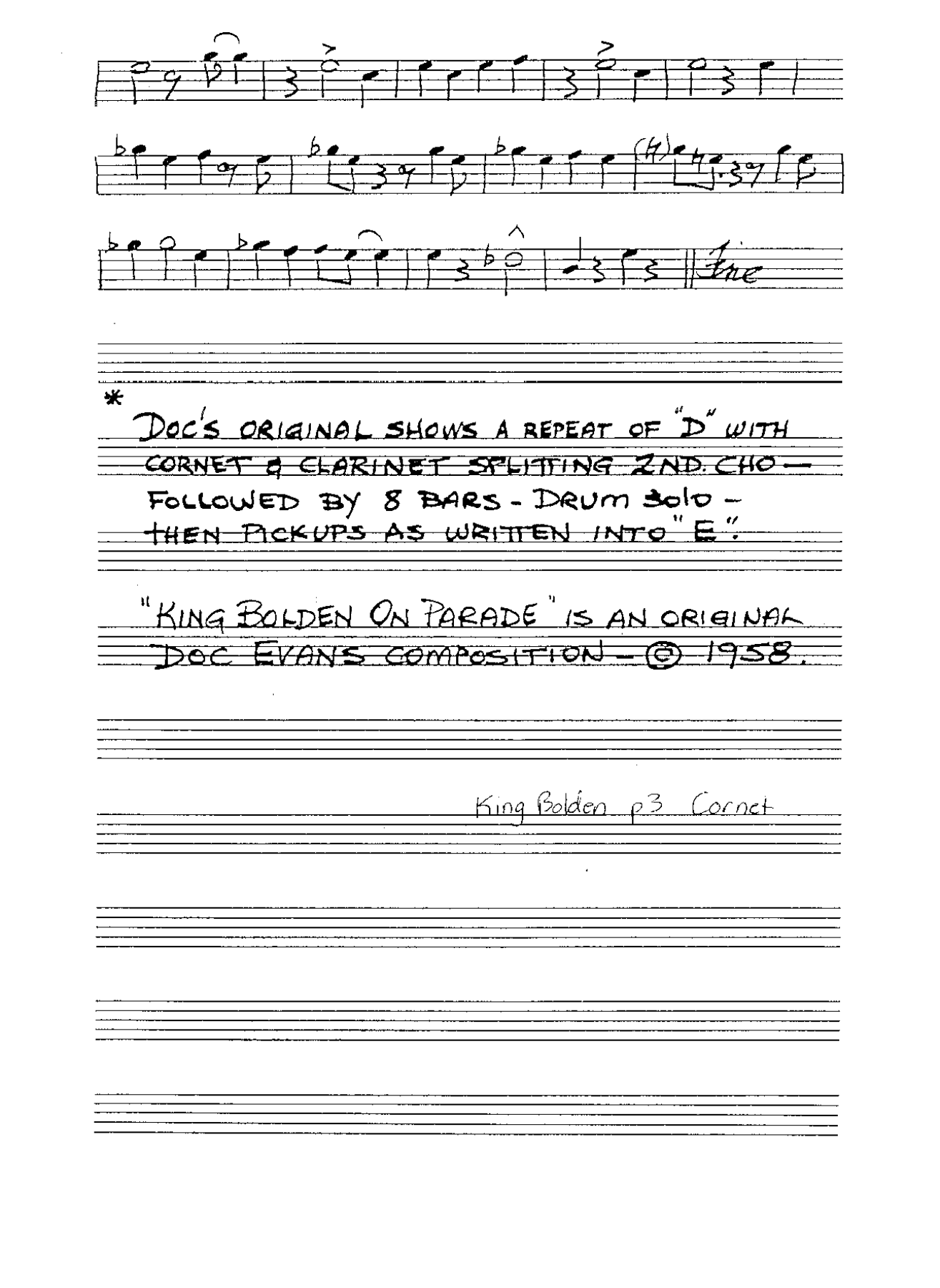 King Bolden On Parade — page 3